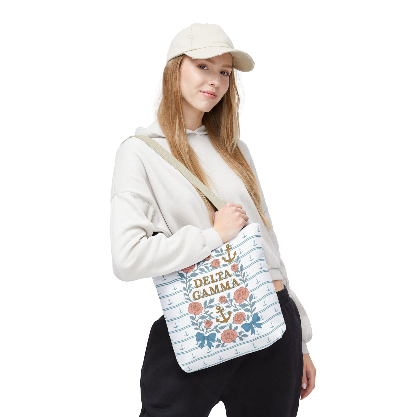 Floral Tote Bag - Delta Gamma Sisterhood Gift