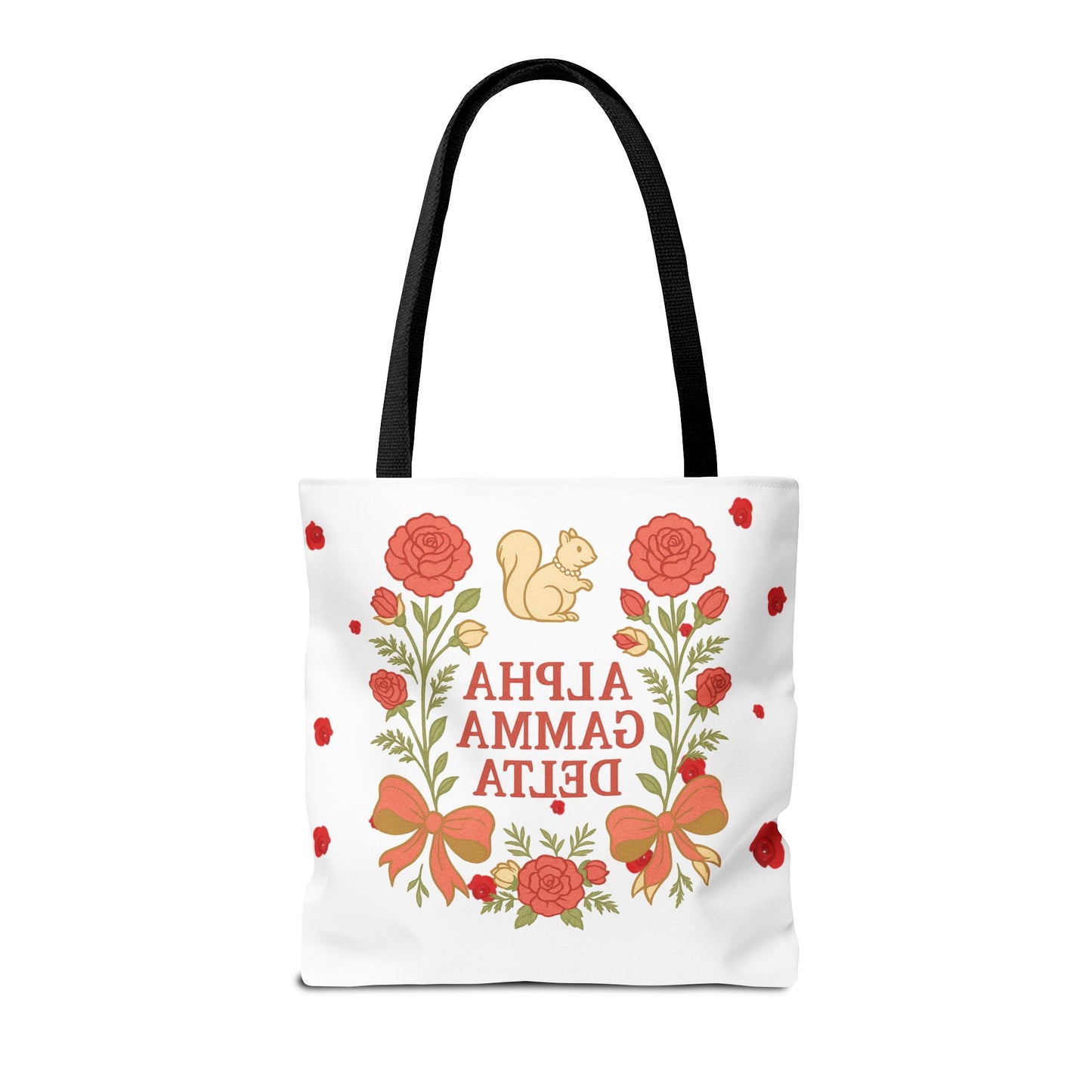 Floral Tote Bag | Alpha Gamma Delta Collection | Perfect for Sorority Events & Graduates
