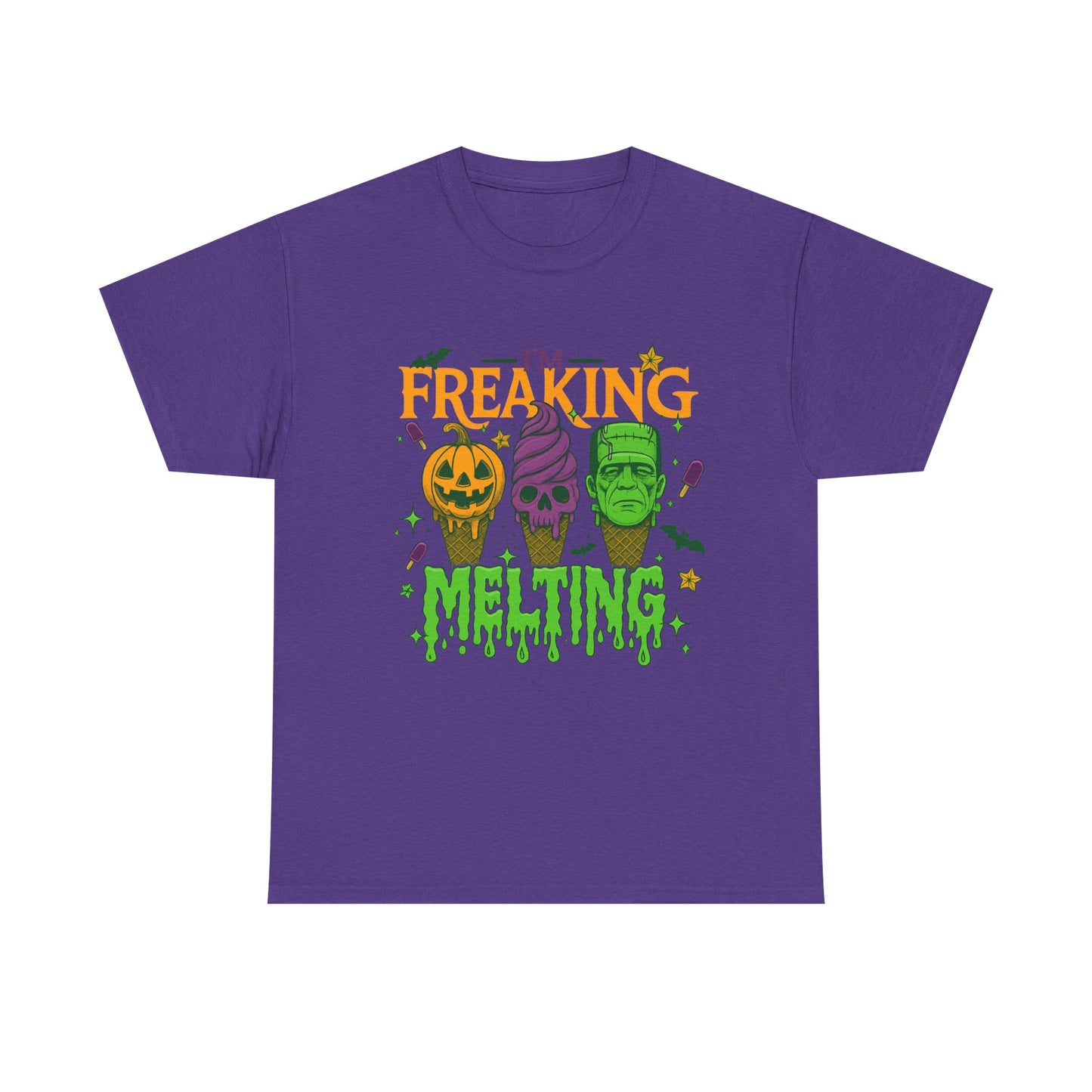 Halloween Unisex Heavy Cotton Tee, Fun Fall Shirt, Halloween Costume Top, Spooky Party Tee, Trick or Treat Apparel