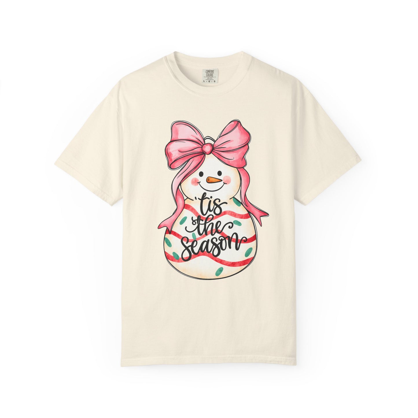 Festive Snowman T-Shirt - 'Tis the Season