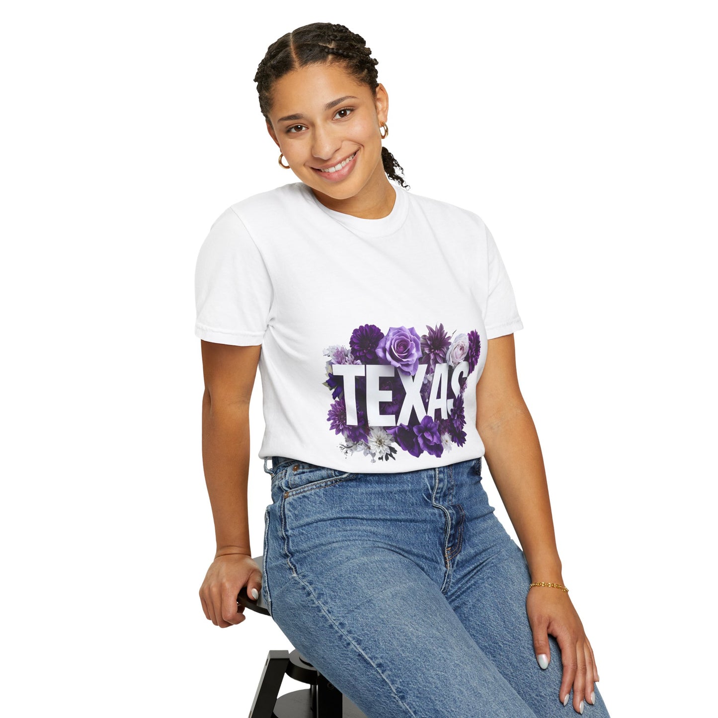 Texas Floral T-Shirt, Unisex Aesthetic Tee, Summer Outfit, Gift for Texan, Casual Style Shirt, Travel Souvenir Shirt