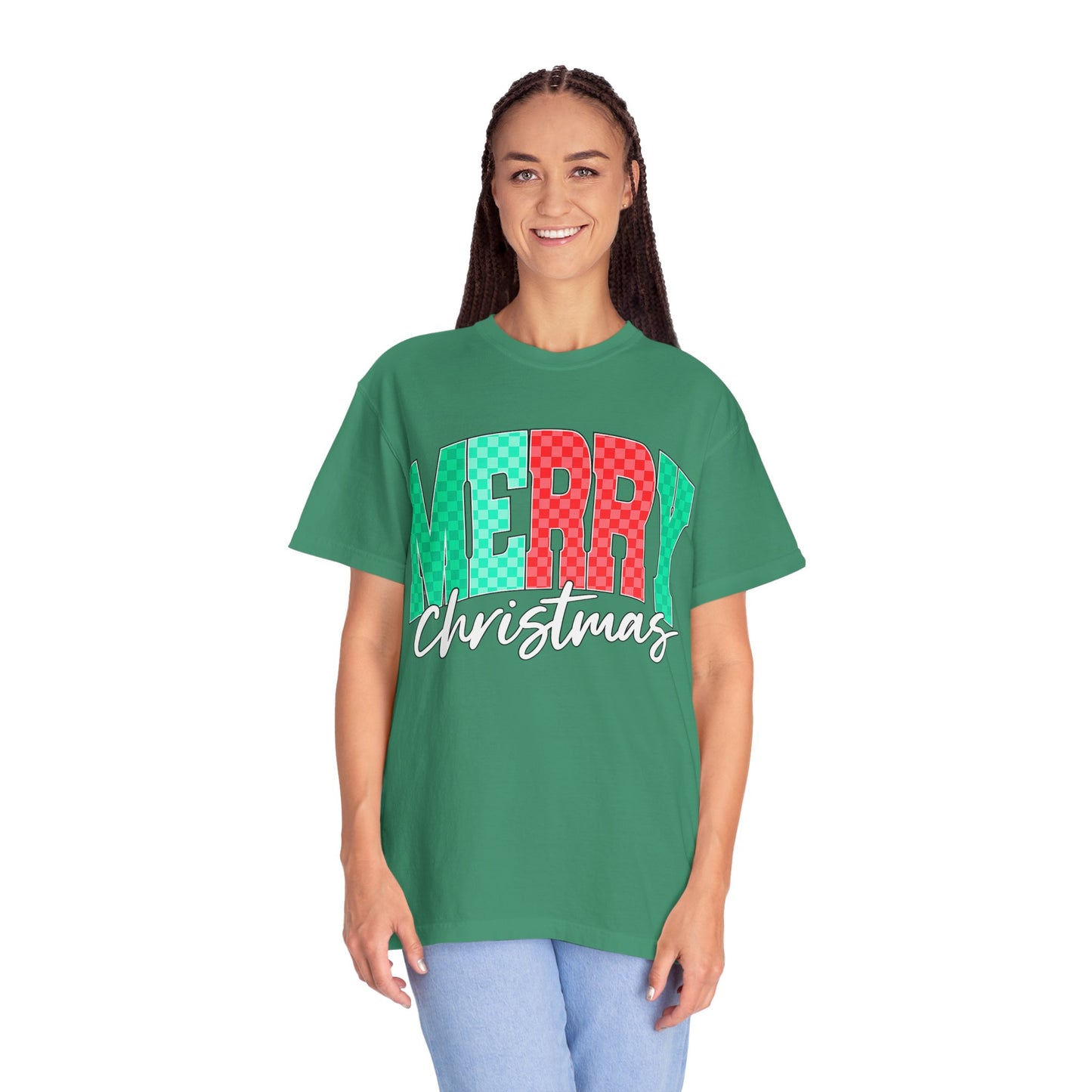 Merry Christmas Unisex Garment-Dyed T-Shirt