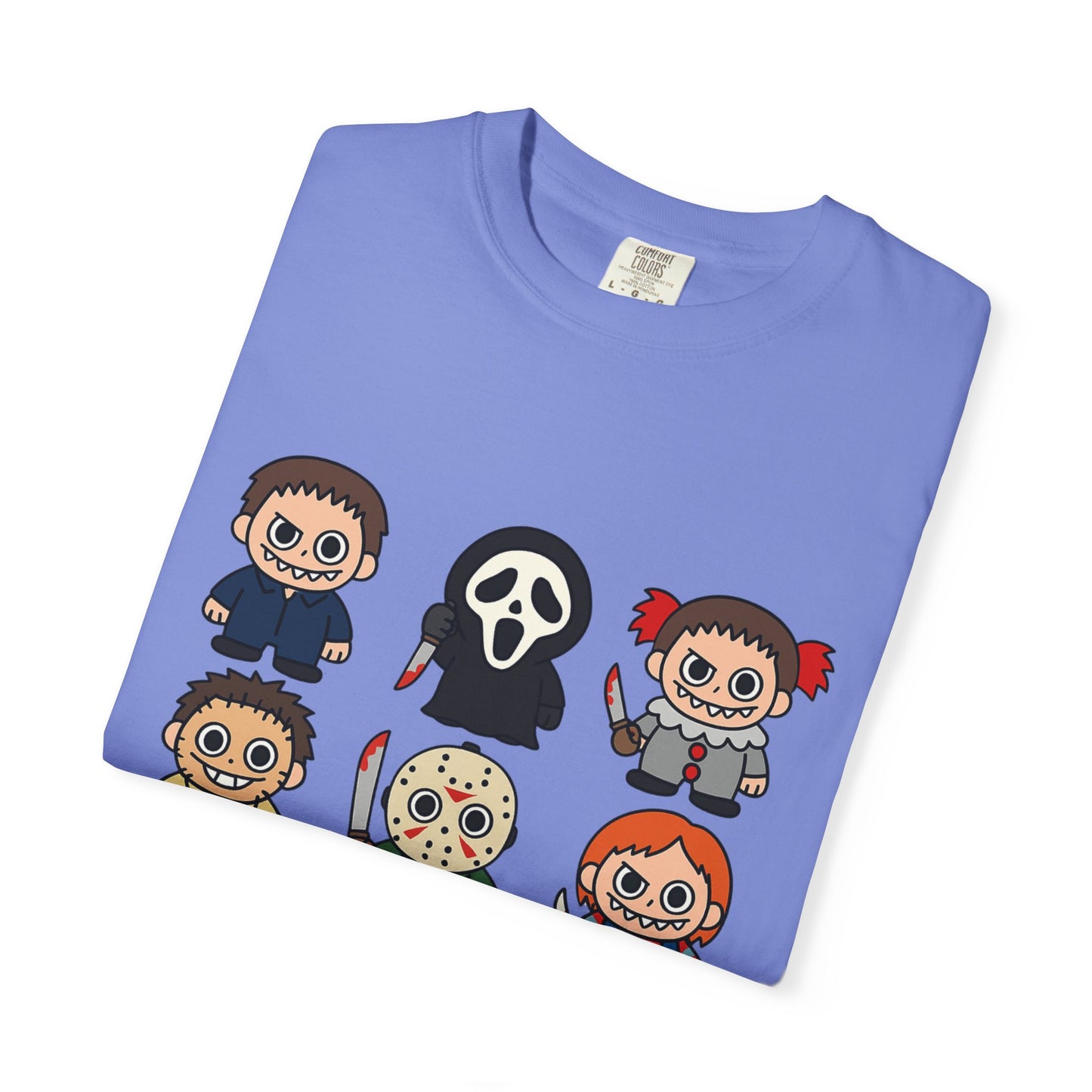 Pop Culture Horror Character T-Shirt, Unisex Tee, Halloween Tee, Horror Movie Merch, Funny Graphic Shirt, Gift for Horror Fans