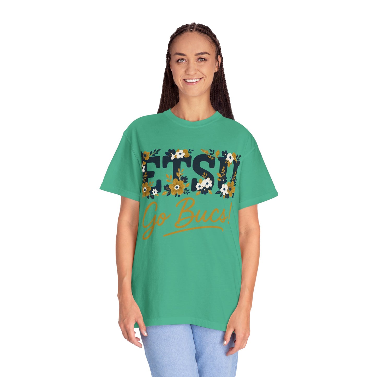 Floral Go Bucs Unisex T-shirt - College Apparel