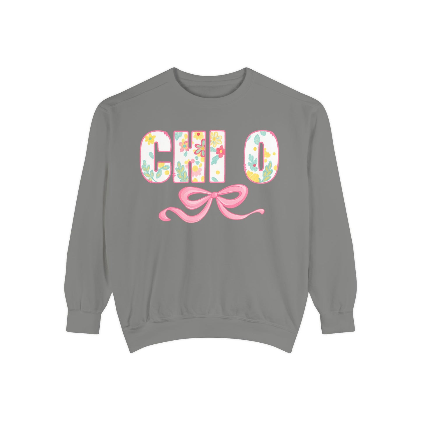 Colorful Floral Chill O Unisex Sweatshirt | Spring Fashion, Gift for Her