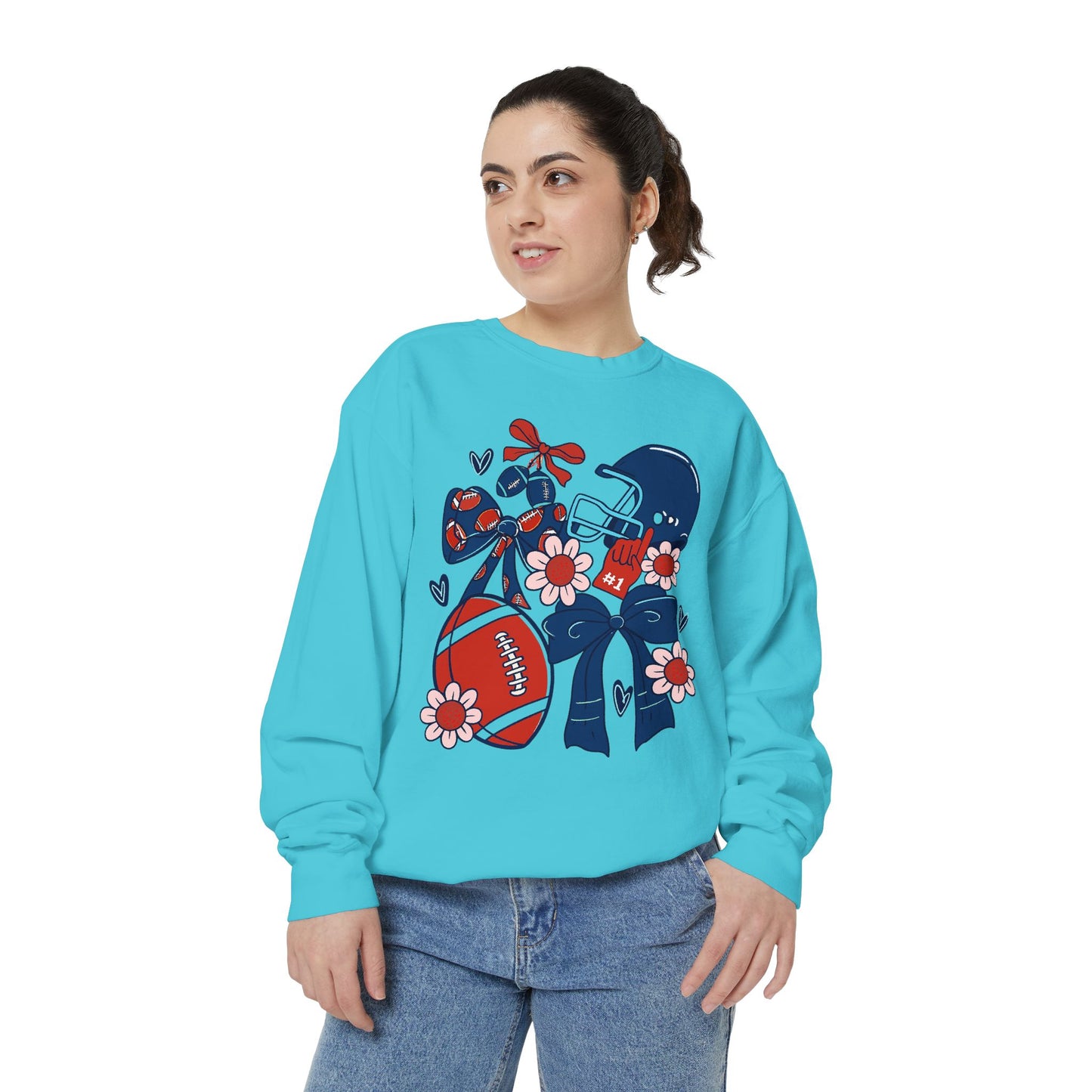 Football Game Day Unisex Sweatshirt - Comfort Colors