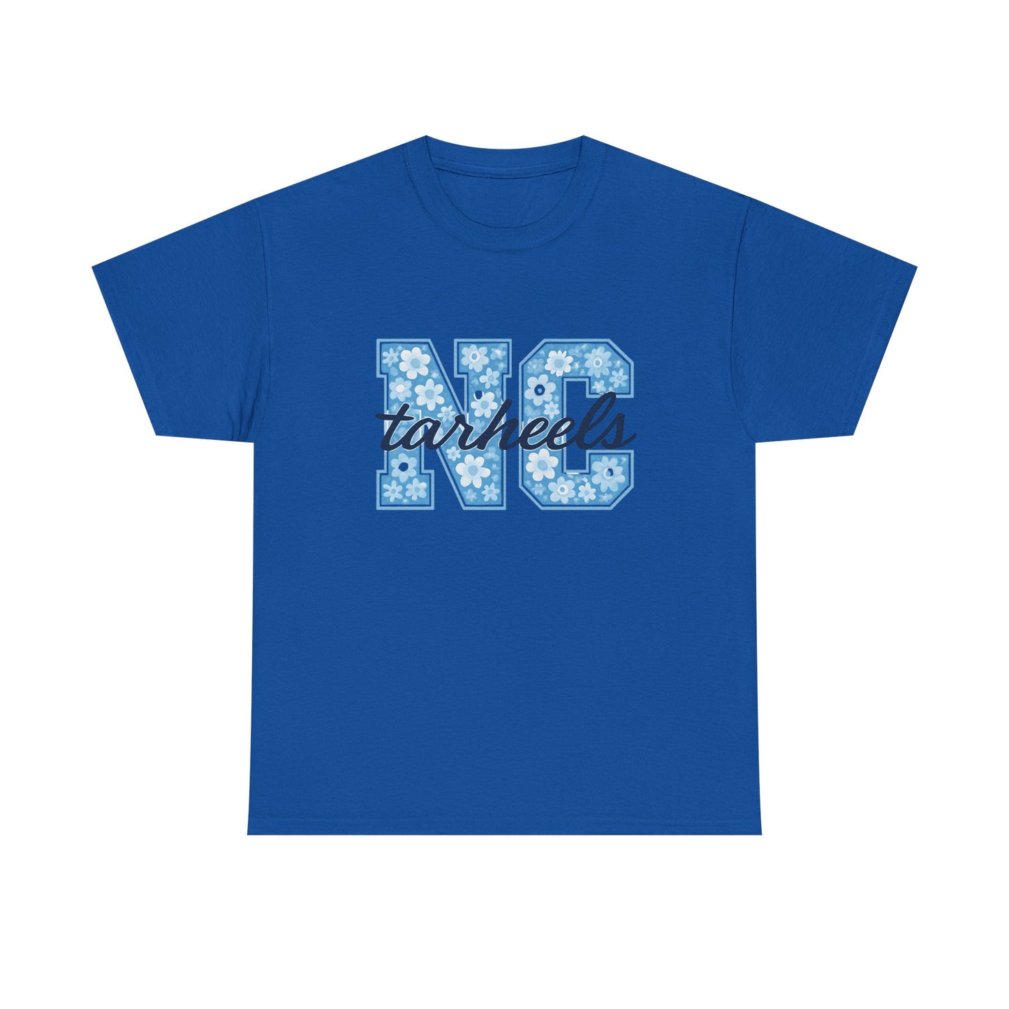 North Carolina Tarheels Unisex Heavy Cotton Tee, College Spirit Wear, Men's and Women's Casual T-Shirt, School Pride Apparel, Gift for Fans