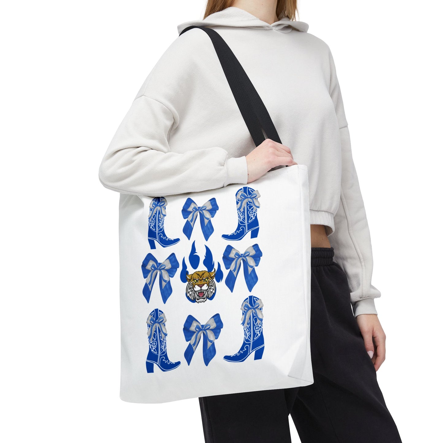 KY wildcats Stylish Blue Cowboy Boots Tote Bag, Kentucky Wildcats Fan, Kentucky Game Day, UK Wildcats, Kentucky Alumni, Graduation Gift, Lexington KY Gift