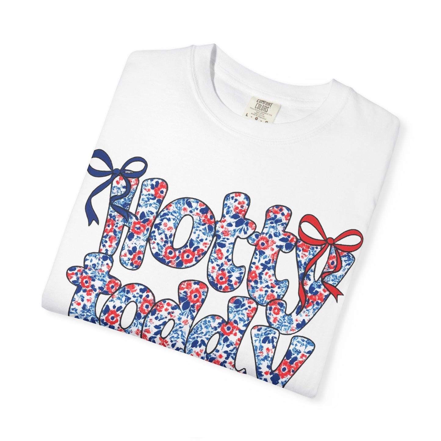 Floral Hotty Toddy Coquette Bow T-Shirt