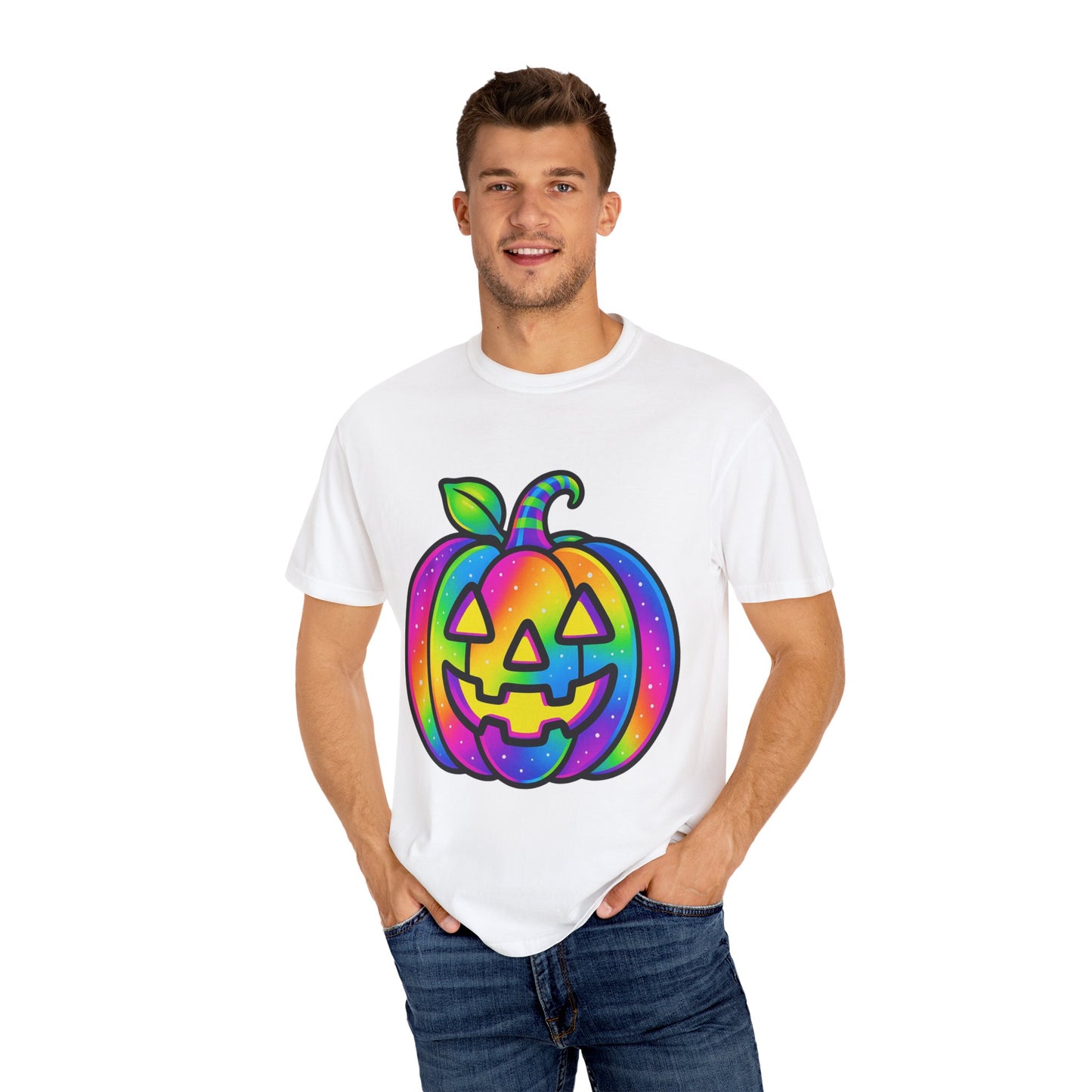 Colorful Pumpkin T-shirt for Halloween