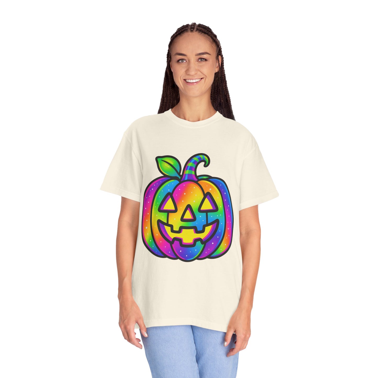 Colorful Pumpkin T-shirt for Halloween