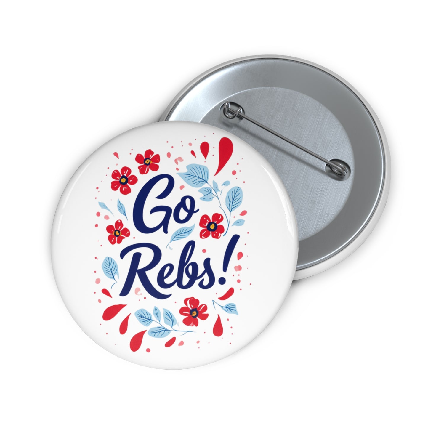 Hotty Toddy, MS Rebels Game Day Vintage Pin Buttons