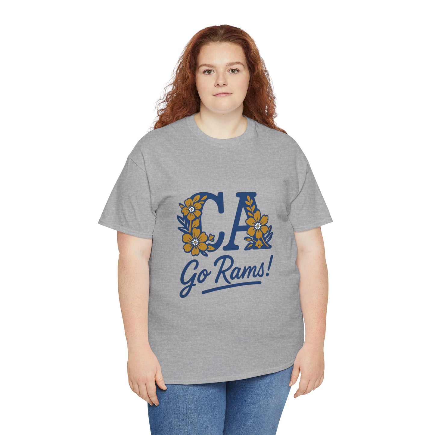 CA Rams Floral Tee