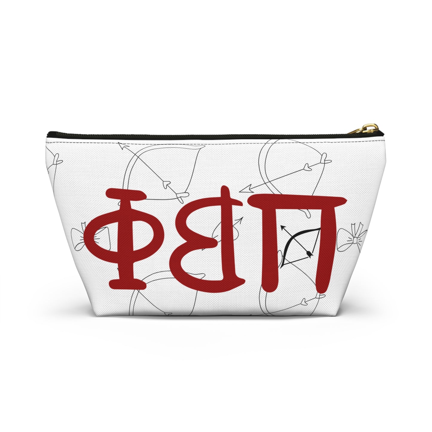Pi Beta Phi Stylish Accessory Pouch, Personalized Cosmetic Bag, Ideal Gift for Friends, Perfect for School, Travel & Organization