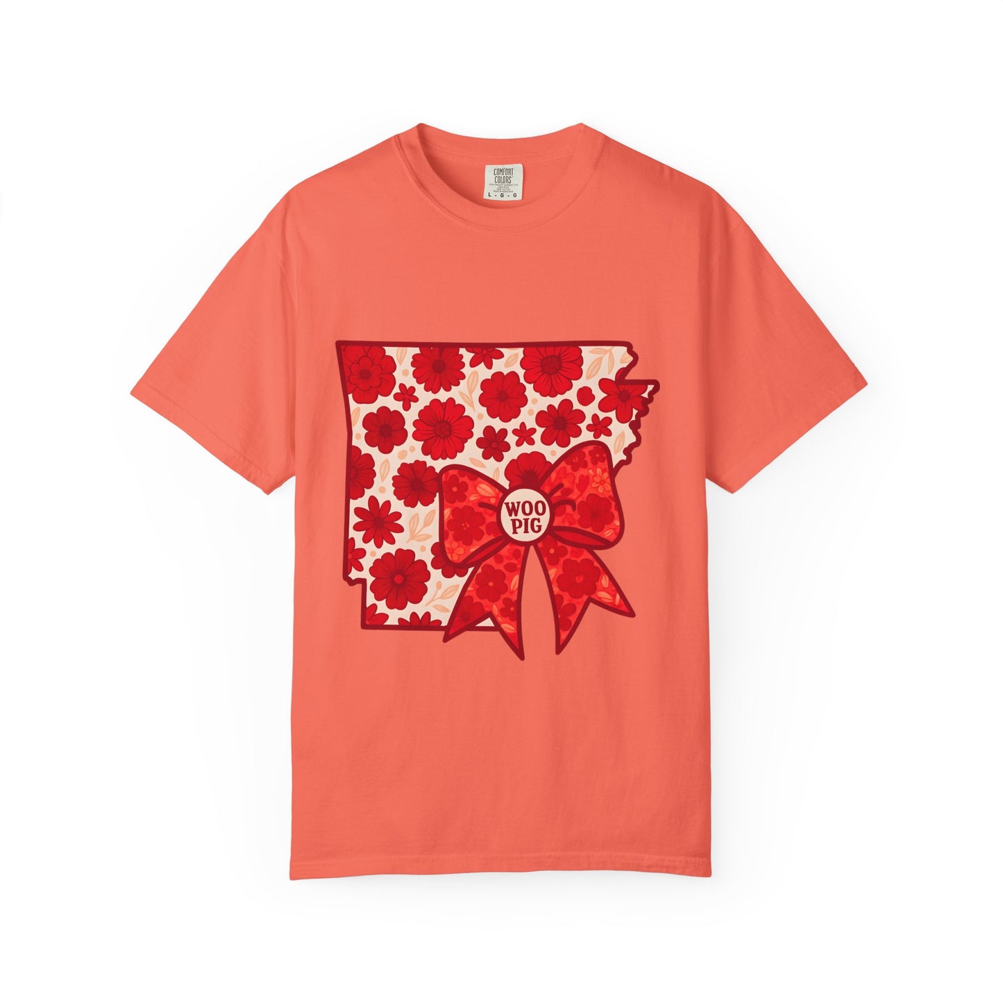 Arkansas Floral T-shirt - Women's & Men's Gift, Summer Tee, State Pride Shirt, Comfort Colors