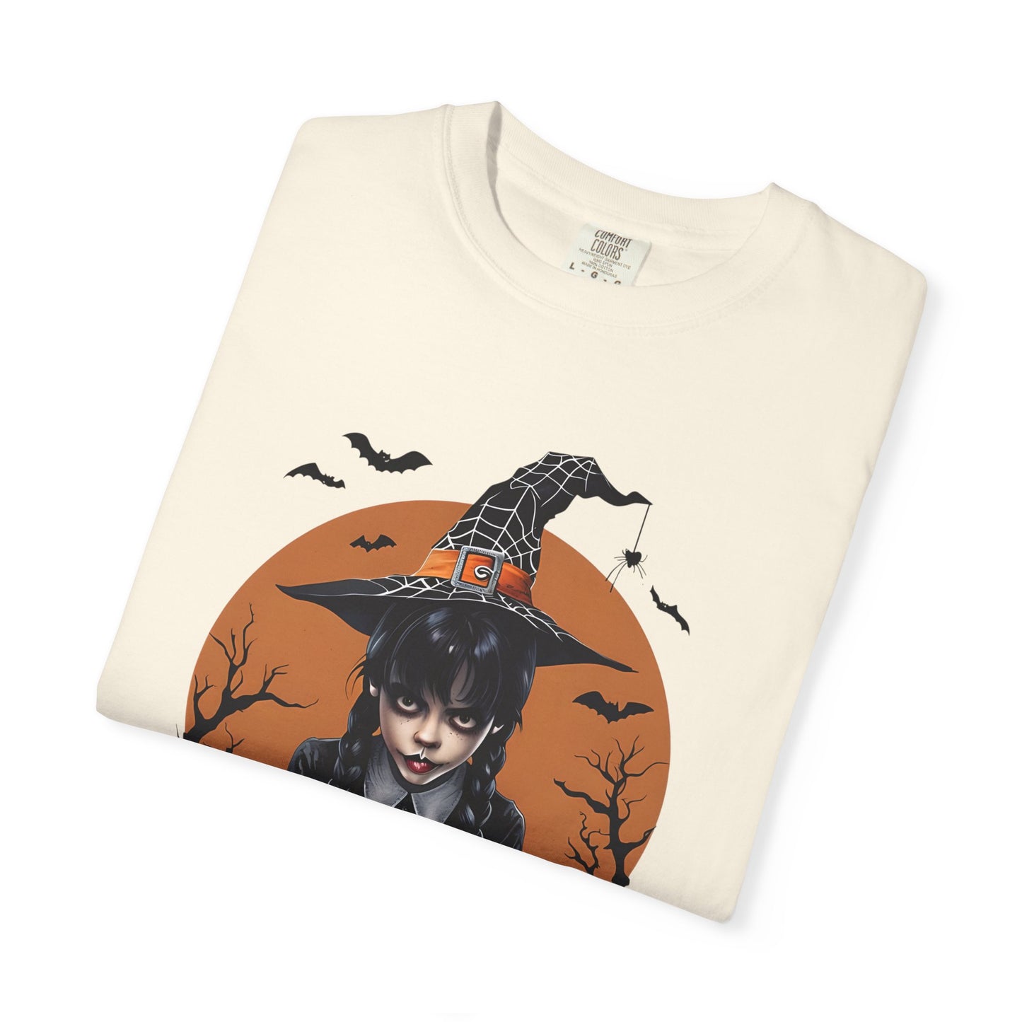 Halloween Witch Graphic Tee, Spooky Unisex T-Shirt, Pumpkin Halloween Costume, Fall Festive Apparel, Witchy Shirt for October