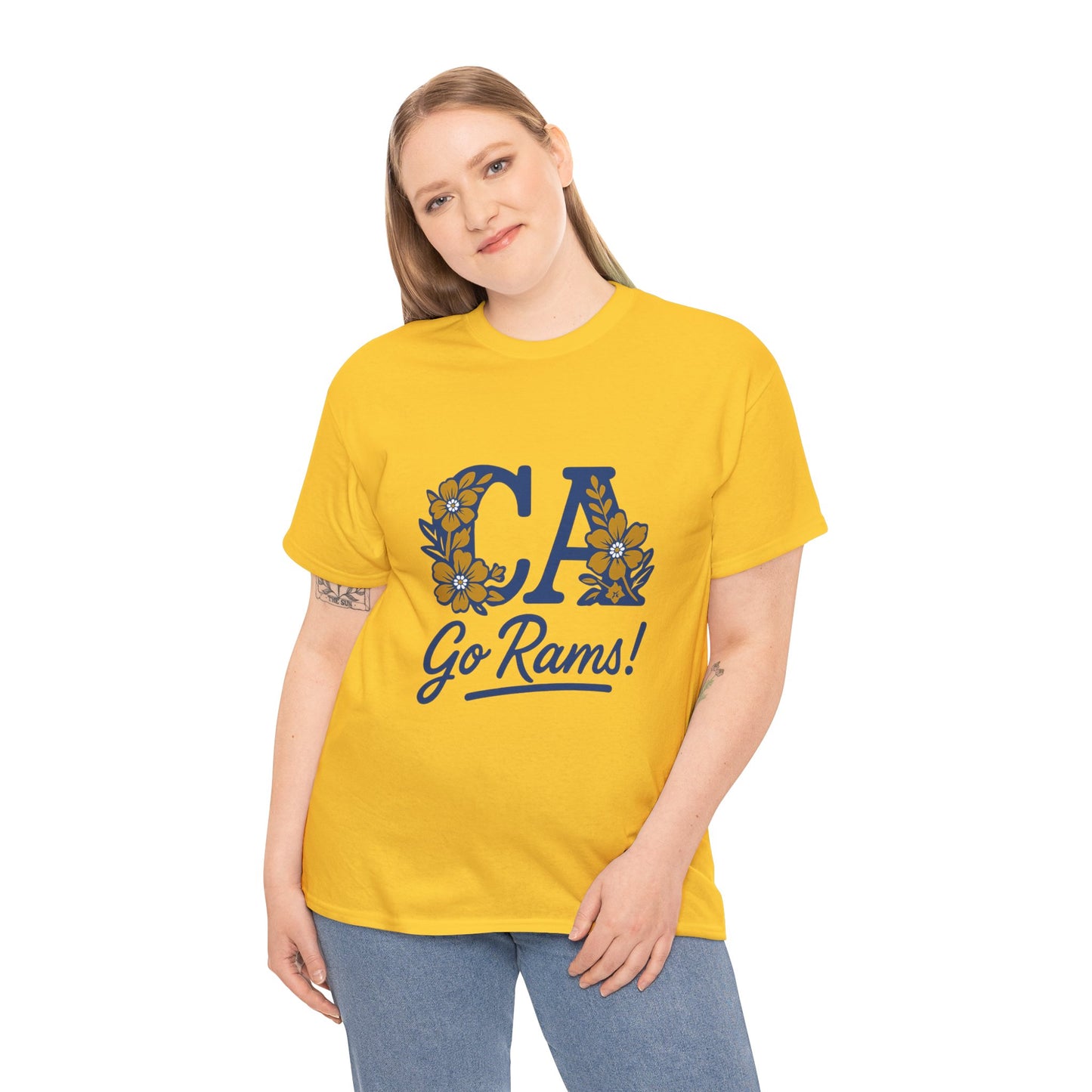 CA Rams Floral Tee