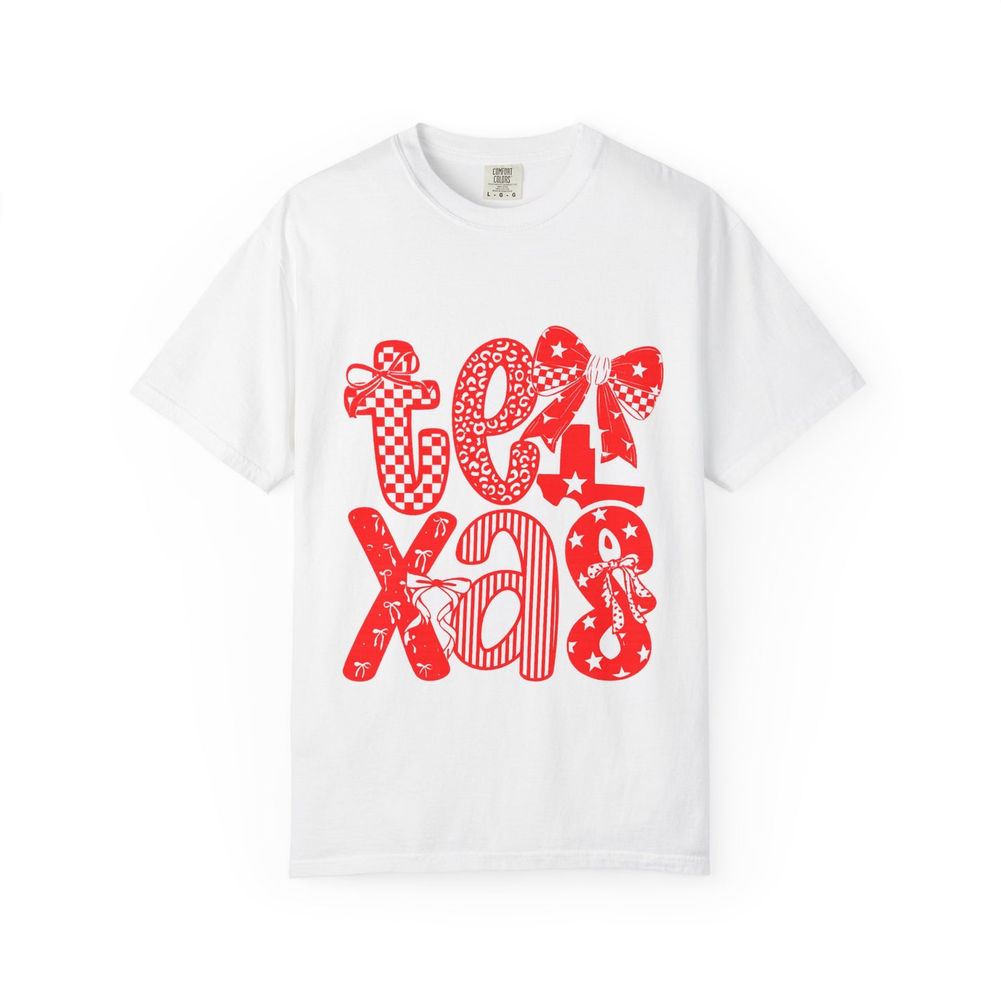 RAIDER Cheer Unisex Garment-Dyed T-shirt | Fun Summer Wear, Texas Pride, State Fair Outfit, Gift for Texans, Casual Daily Tee