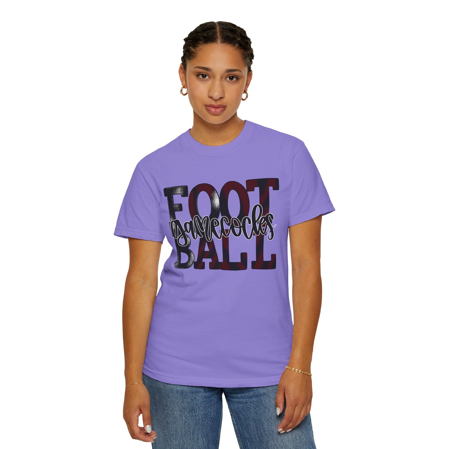 Game Day Football Tee - Unisex Garment-Dyed T-shirt for Fans