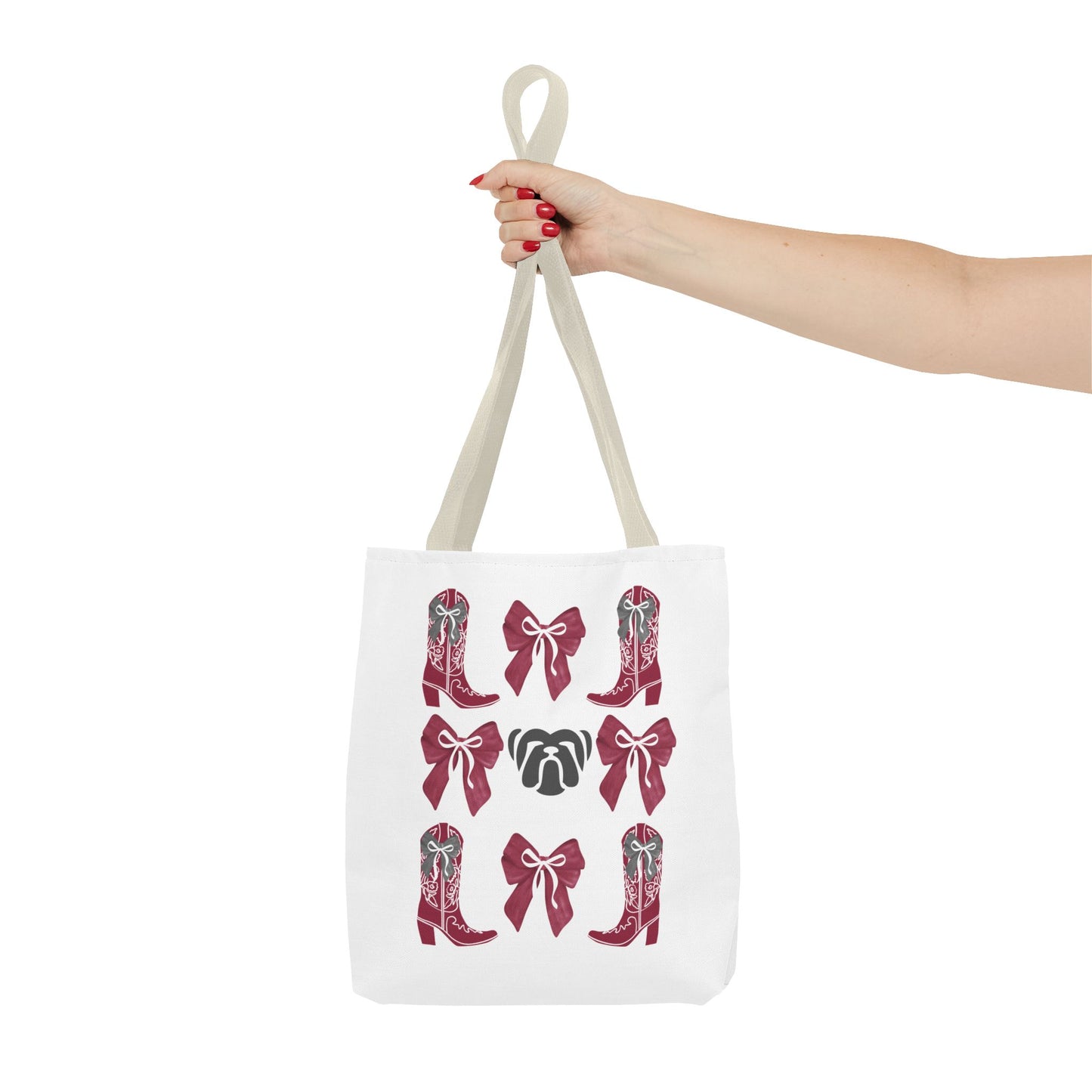 Msu bulldogs tote bag, mississippi state gift, mississippi fan gift, msu alumni, go dogs, starkville mississippi, graduation gift, msu game day tote bag