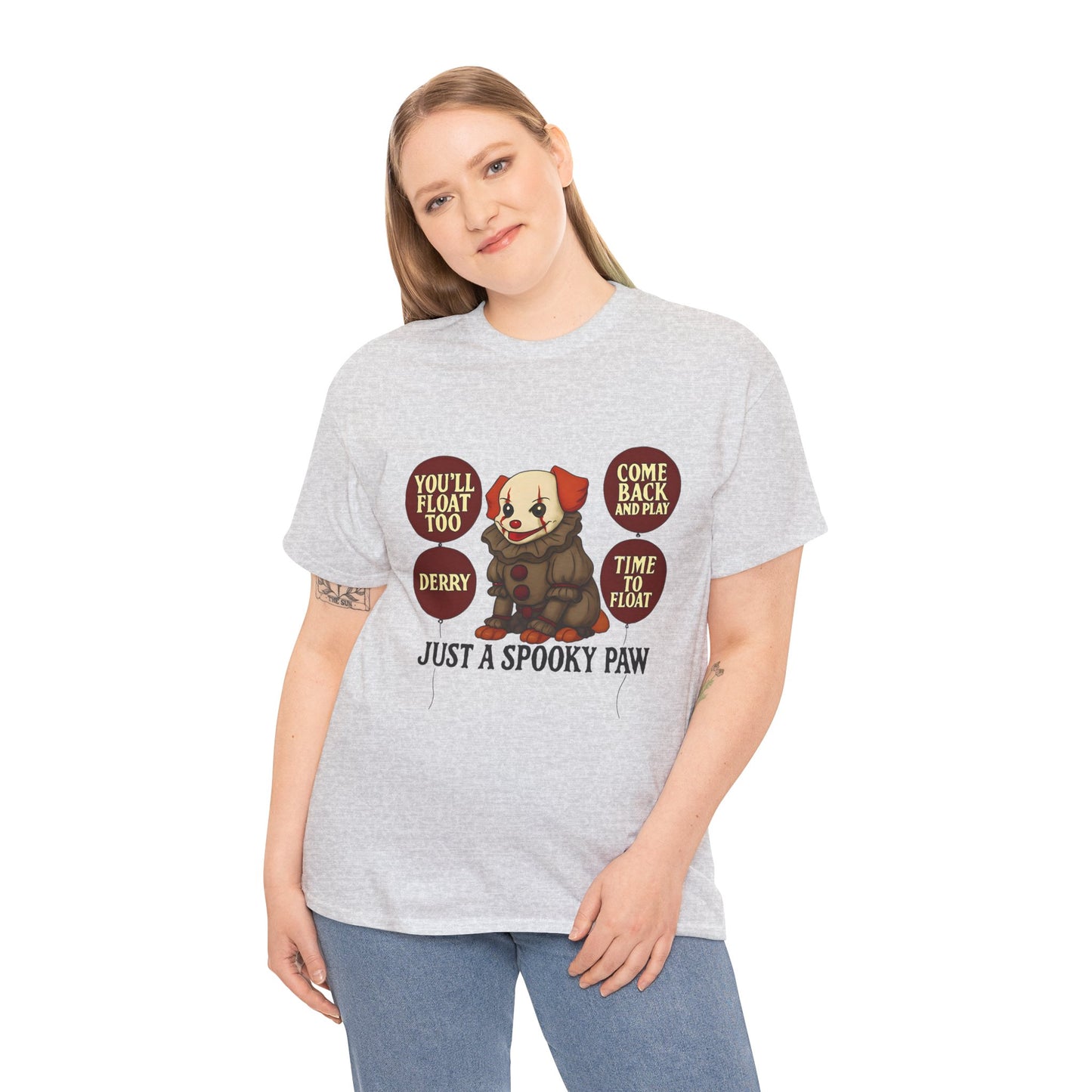 Spooky Dog Tee Clown Pup Pennywise
