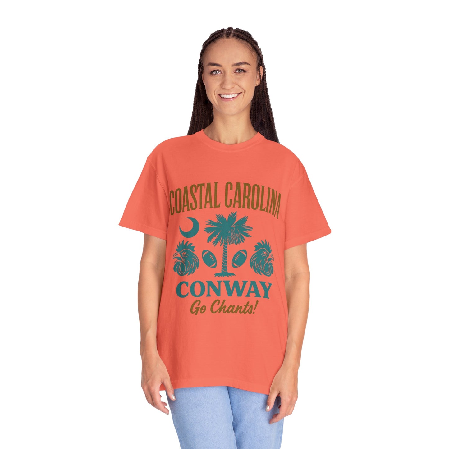 Go Chants T-Shirt, Unisex Garment-Dyed Tee, Beachwear, College Apparel, Summer Vibes