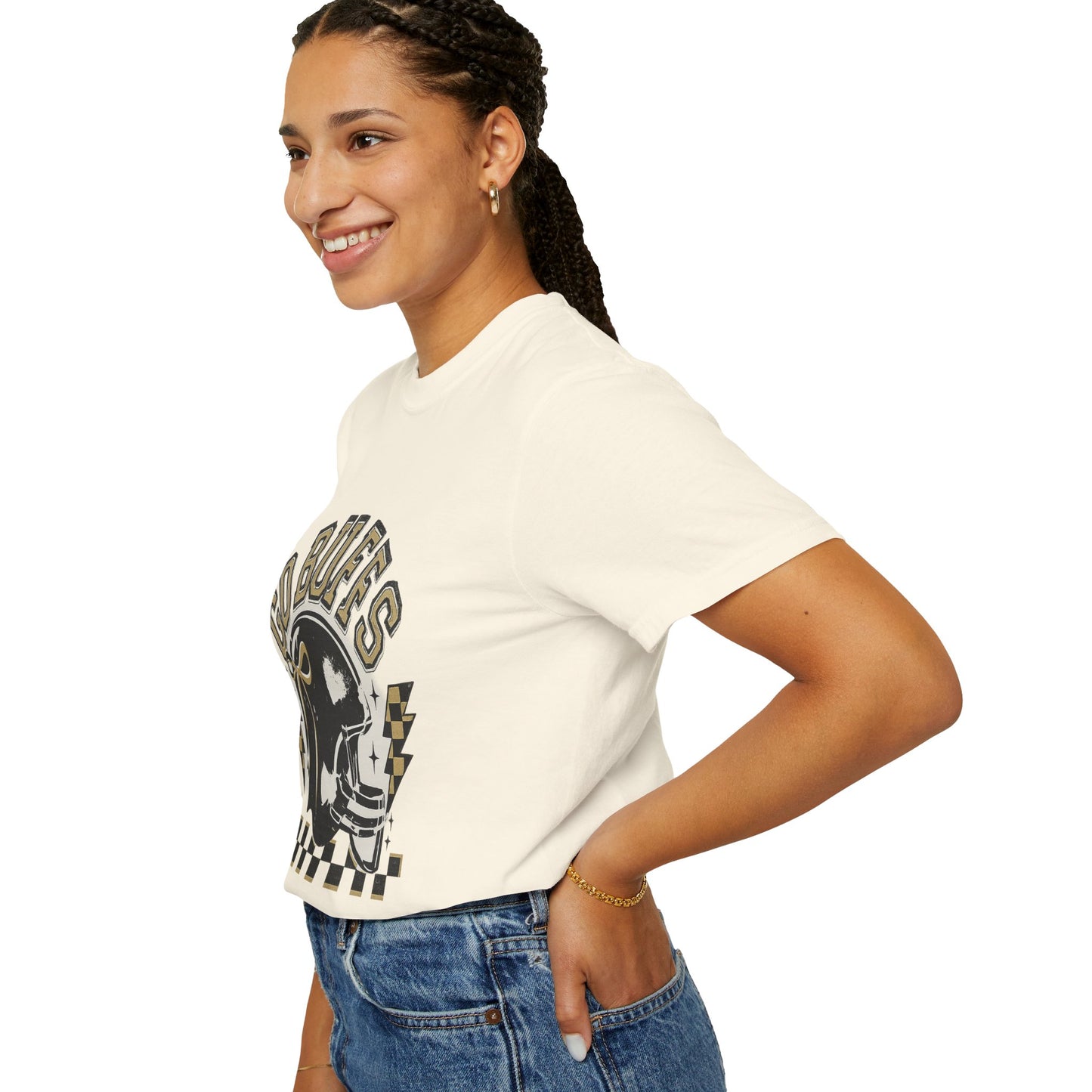 Vintage Sports Fan T-Shirt - Go Buffs Graphic Tee