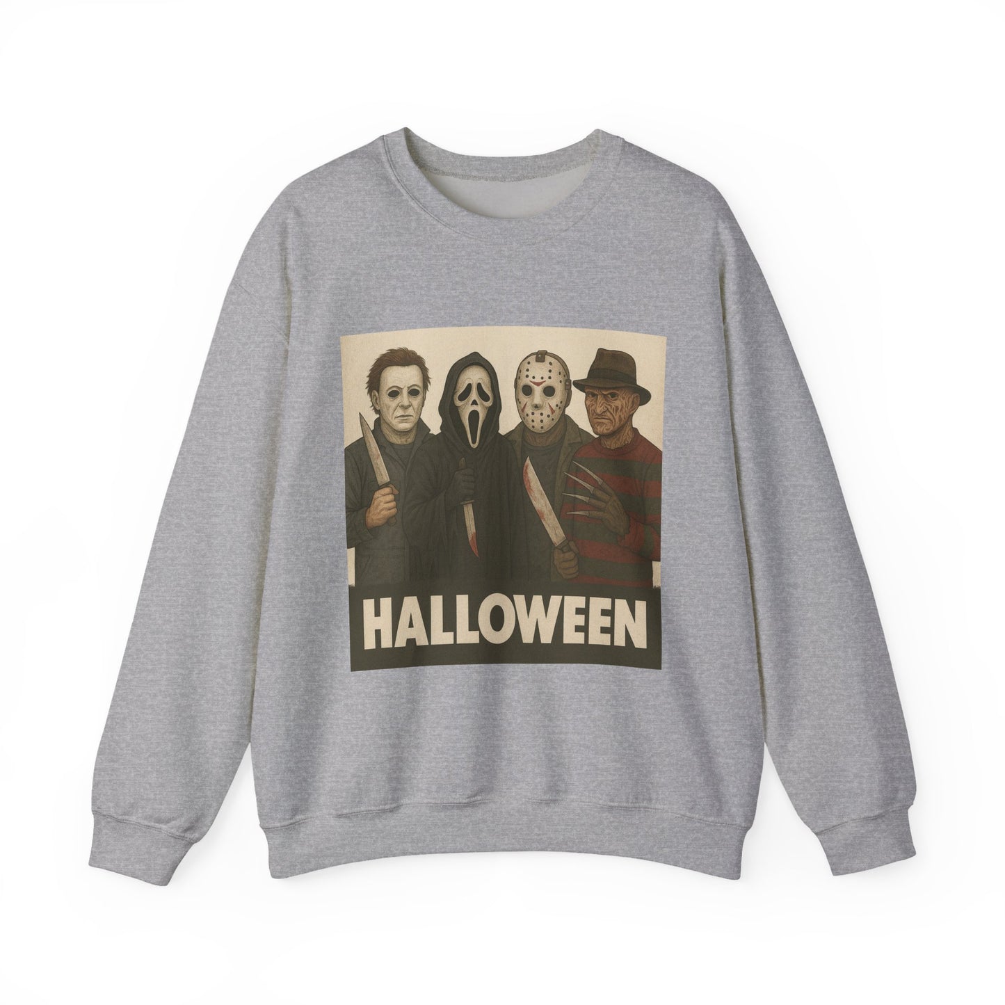 Spooky Movie Crewneck Sweatshirt - Halloween Horror Apparel