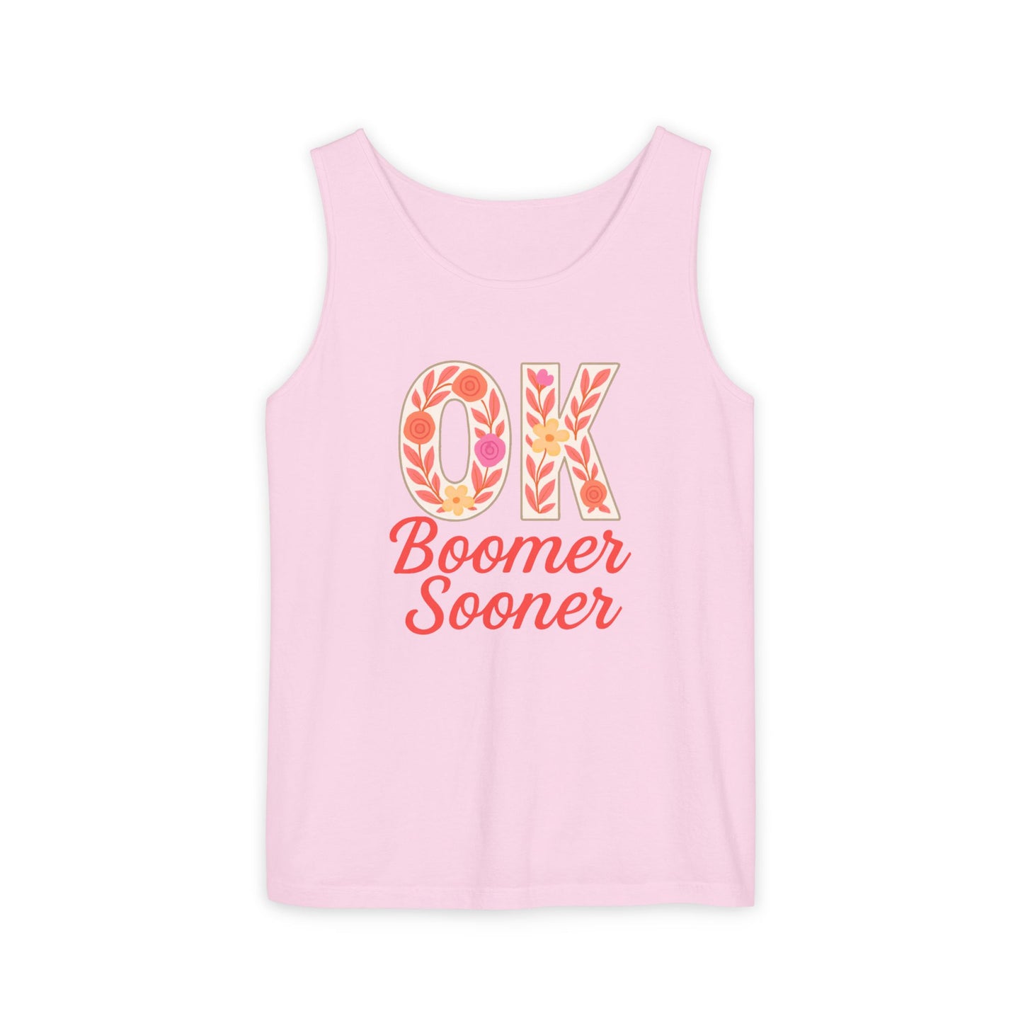 Oklahoma Comfort Colors Tank, Trendy Garment-Dyed Tank Top, OK Boomer Sooner, Casual Summer Wear, Gift for Graduates