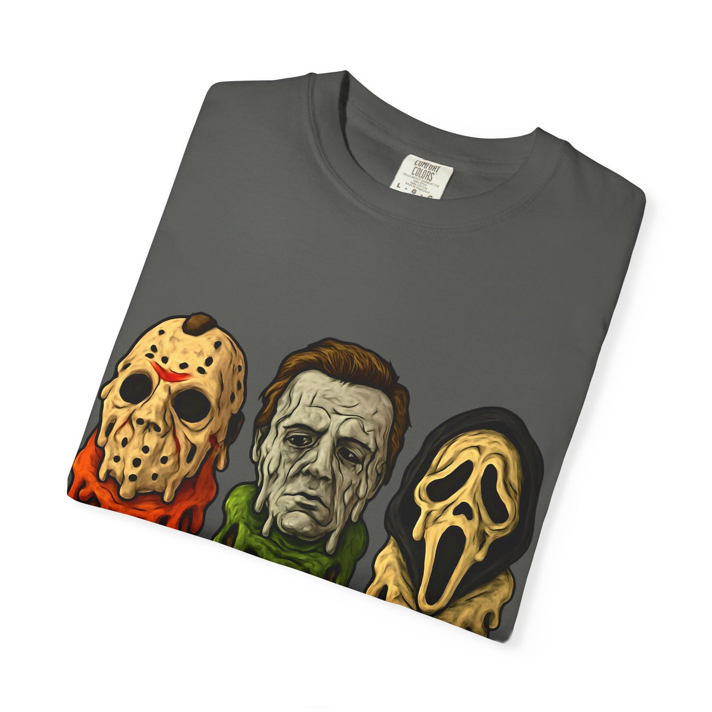 Halloween Horror Movie T-Shirt with Iconic Characters, Unisex Casual Tee for Gifting, Summer Fun, Halloween Costume, Movie Lovers