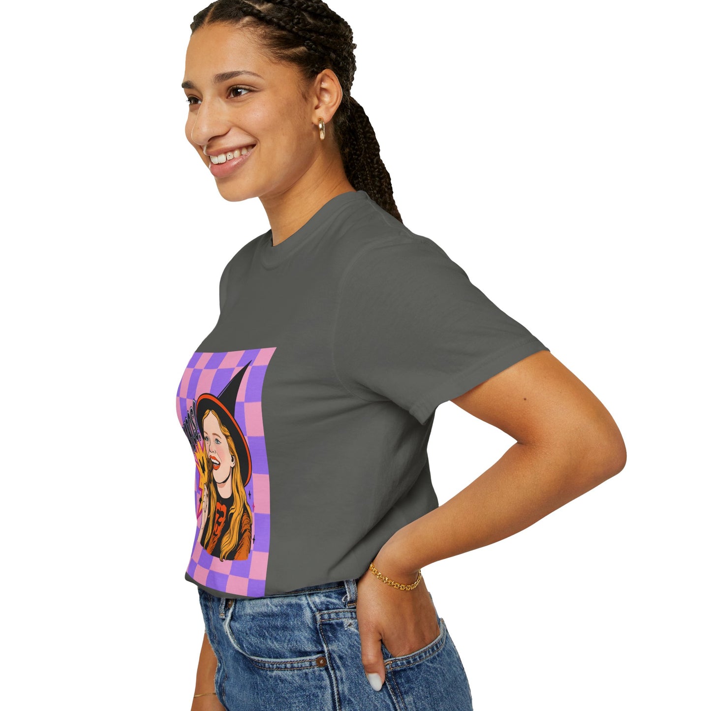 Witchy Vibes T-shirt - Yabos Graphic Tee, Cute Halloween Shirt, Unisex Funny Costume Top, October Celebration Attire, Gift for Witch Lovers