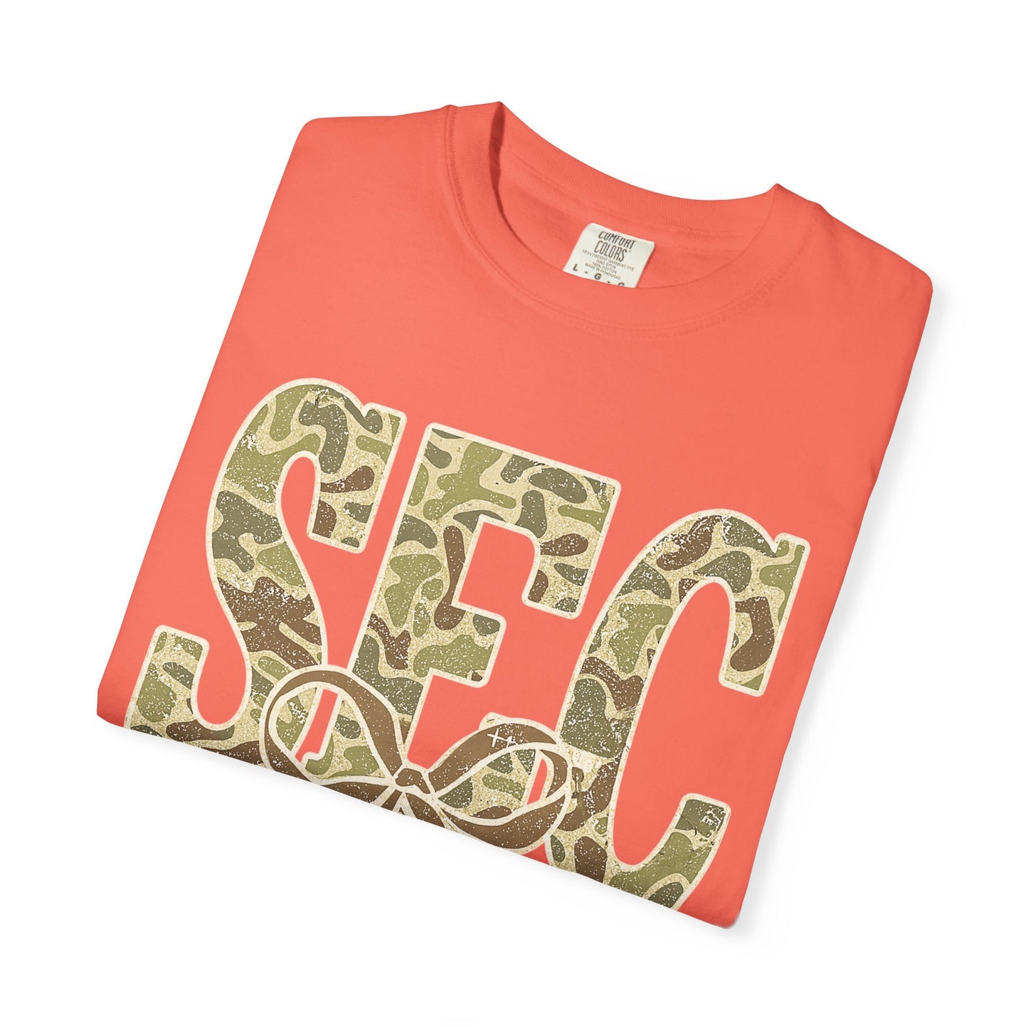 Camo Lettered Unisex T-Shirt - SEC Fan Gear - Gift for Him - Outdoor Wear