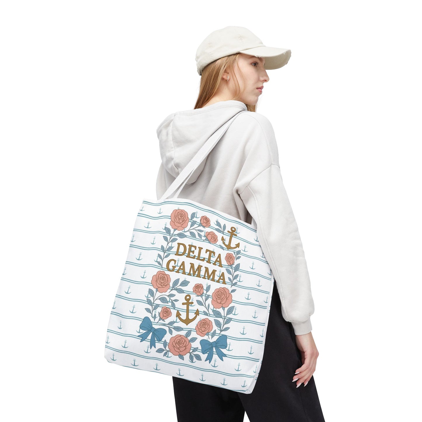 Floral Tote Bag - Delta Gamma Sisterhood Gift