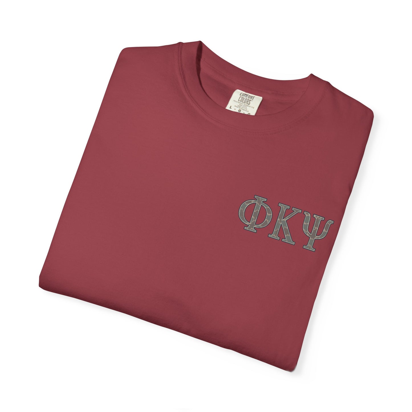 Unisex Garment-Dyed T-shirt with PiKappaPsi Design, Casual Tee, College Apparel, Greek Life Shirt, Unique Gift, Brotherhood T-shirt
