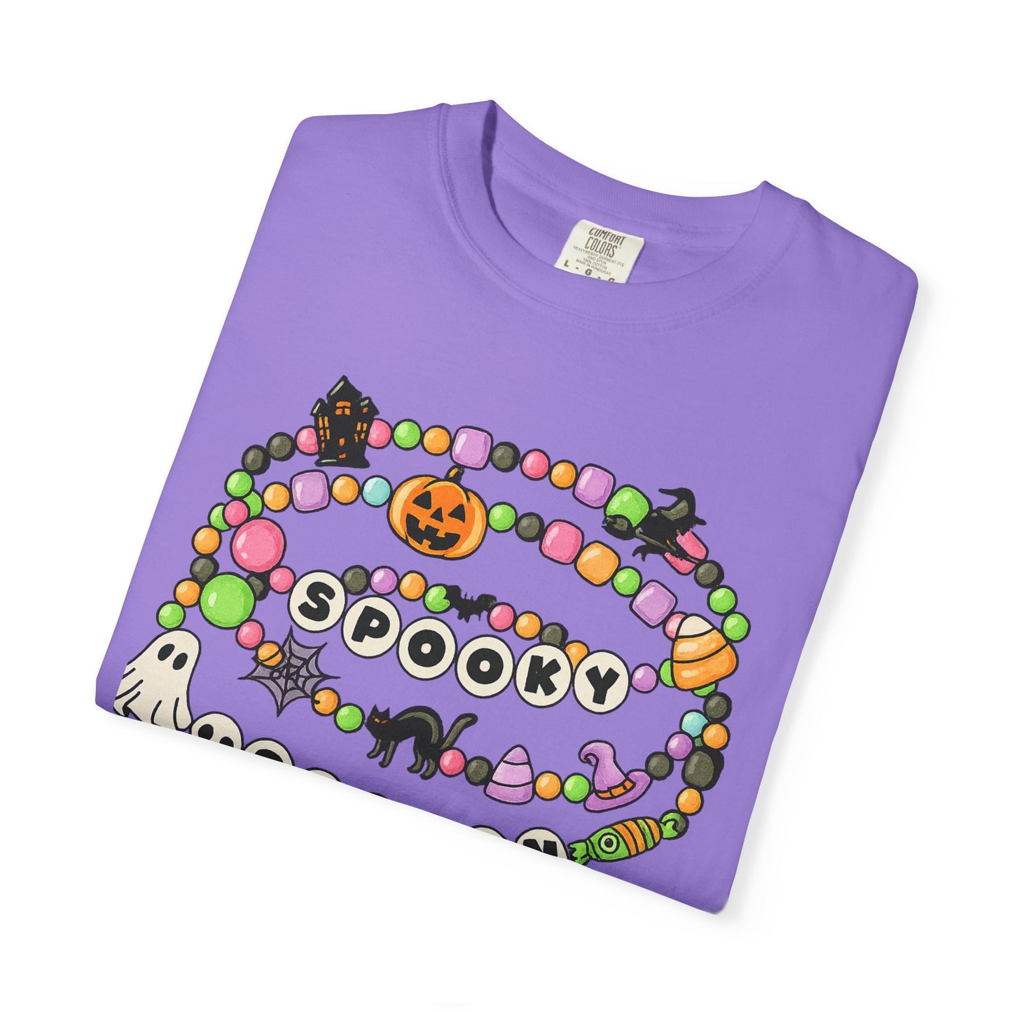 Spooky Season Friendship Bracelet T-shirt | Halloween Fun, Unisex Tee