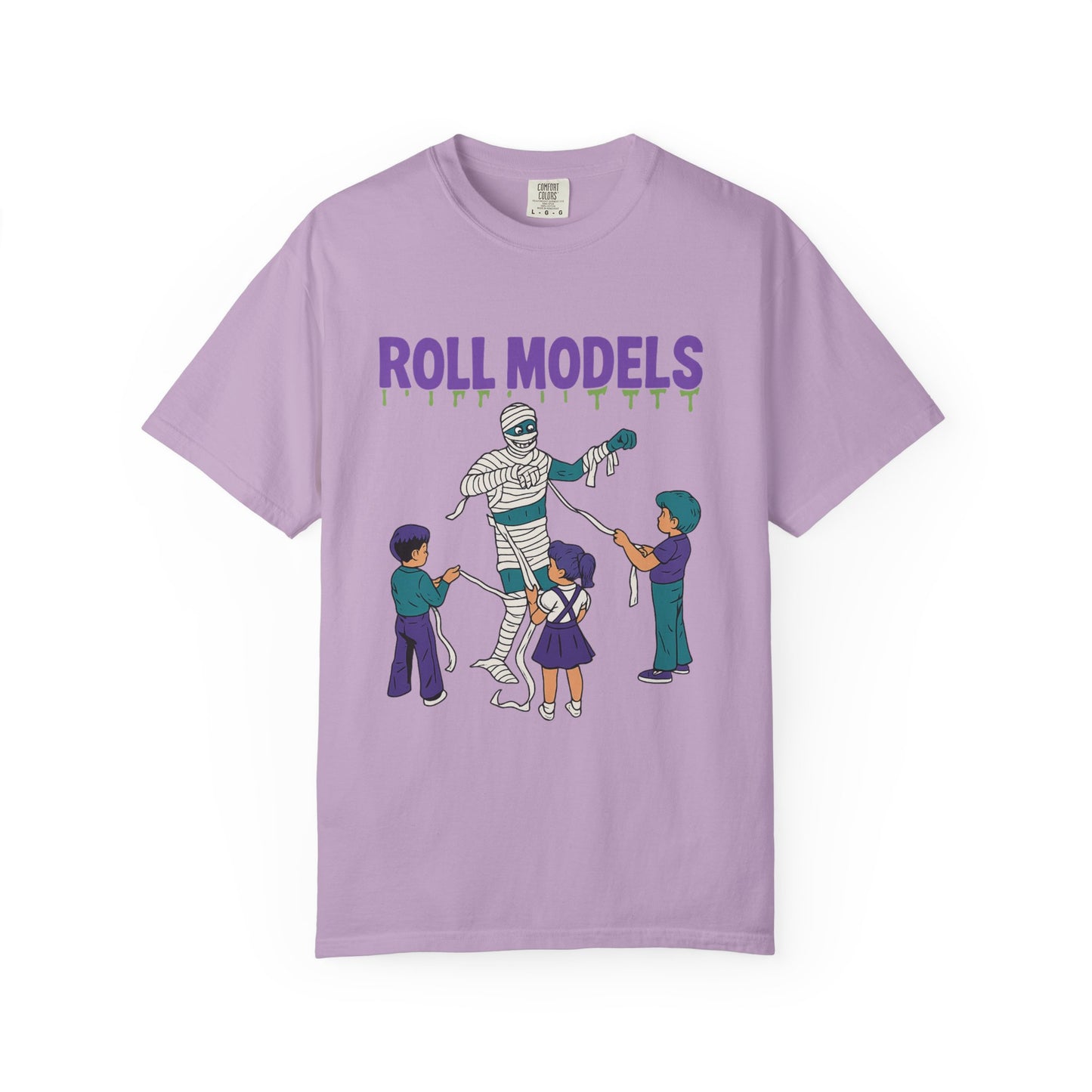 Mummy Roll Models T-Shirt, Cute Halloween Shirt, Kids Costume Tee, Family Fun Outfit, Retro Graphic Top, Vintage Style Tee