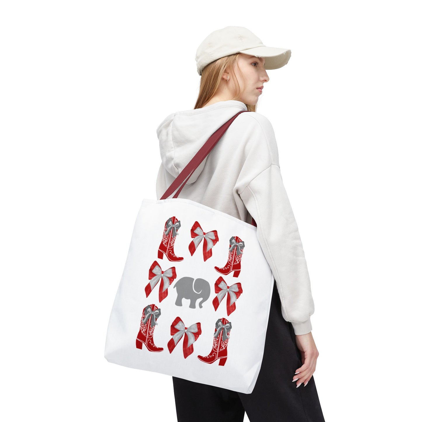 bama game day tote bag, tuscaloosa alabama gift, graduation gift, UA alumni, roll tide, rtr gift, bama fan gift, crimson tide gift, college student gift