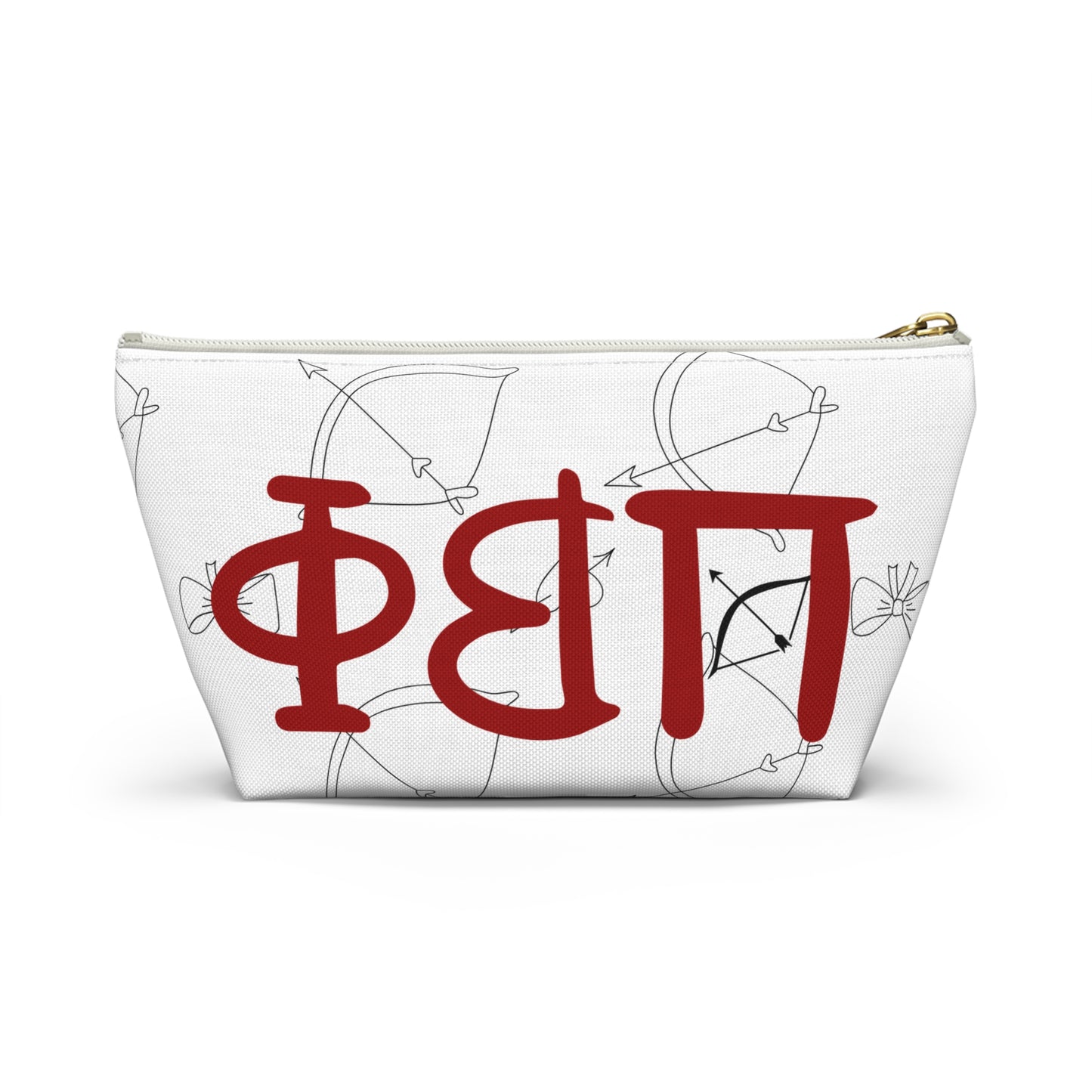 Pi Beta Phi Stylish Accessory Pouch, Personalized Cosmetic Bag, Ideal Gift for Friends, Perfect for School, Travel & Organization