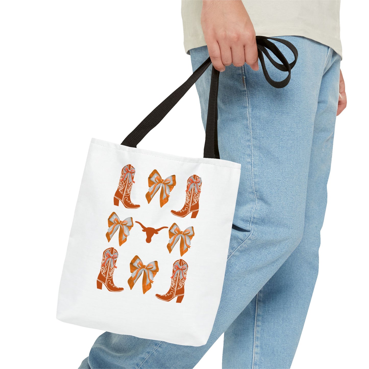 Tx longhorns Stylish Western Tote Bag, Cowgirl Style Accessories, Everyday Use, Gift for Rodeo Fans, hook em horns, texas game day, tx fan gift, graduation gift, texas alumni