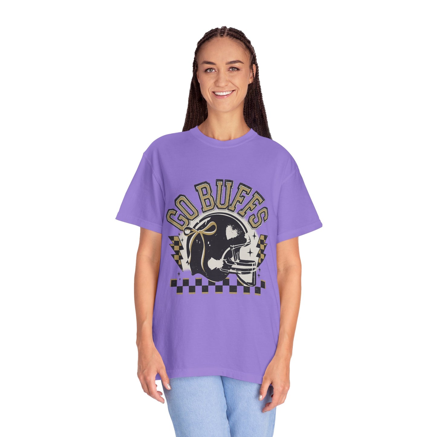 Vintage Sports Fan T-Shirt - Go Buffs Graphic Tee
