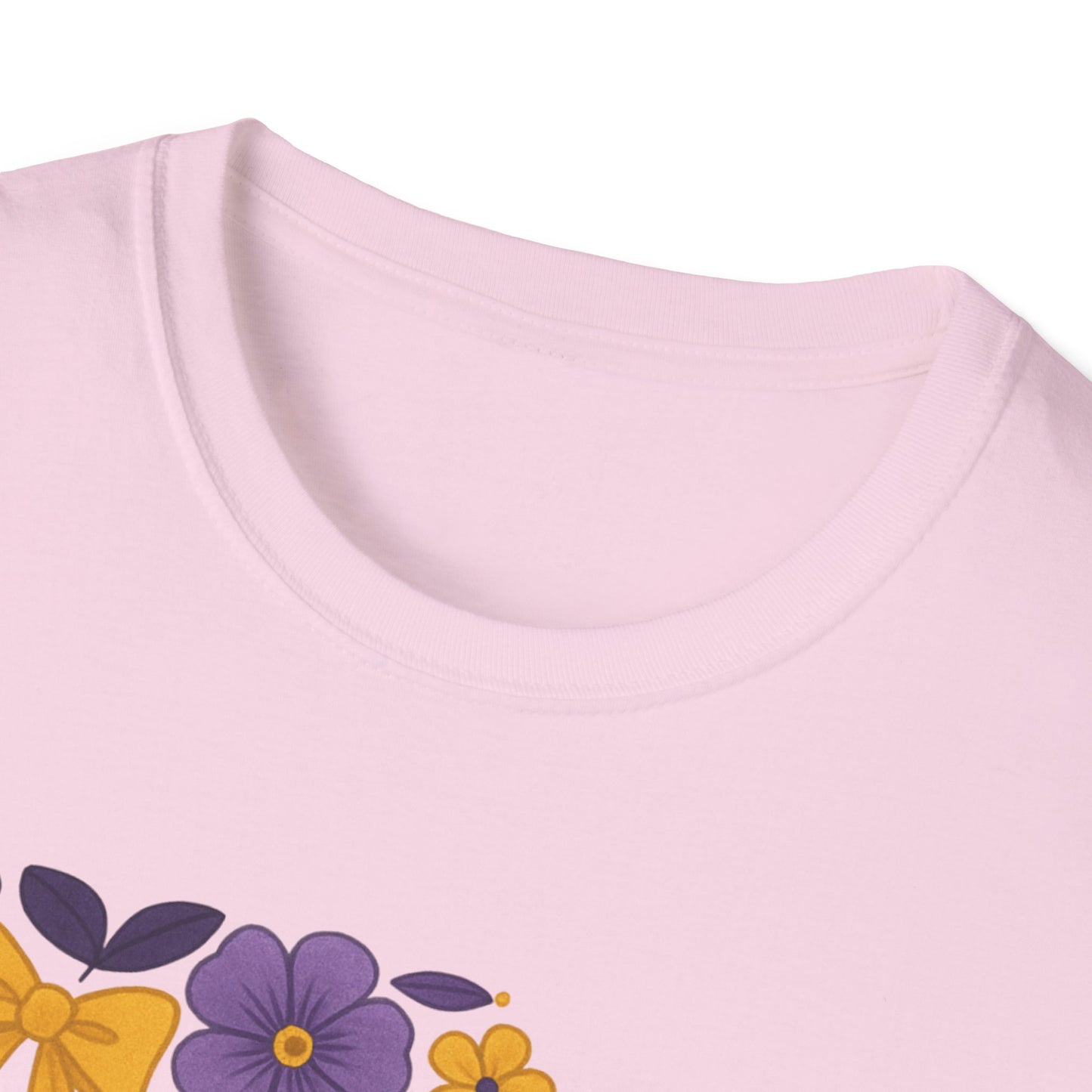Louisiana Floral Graphic Tee, Casual Unisex T-Shirt, Spring Fashion, Gift for Nature Lovers, Summer Outfit, Southern Pride