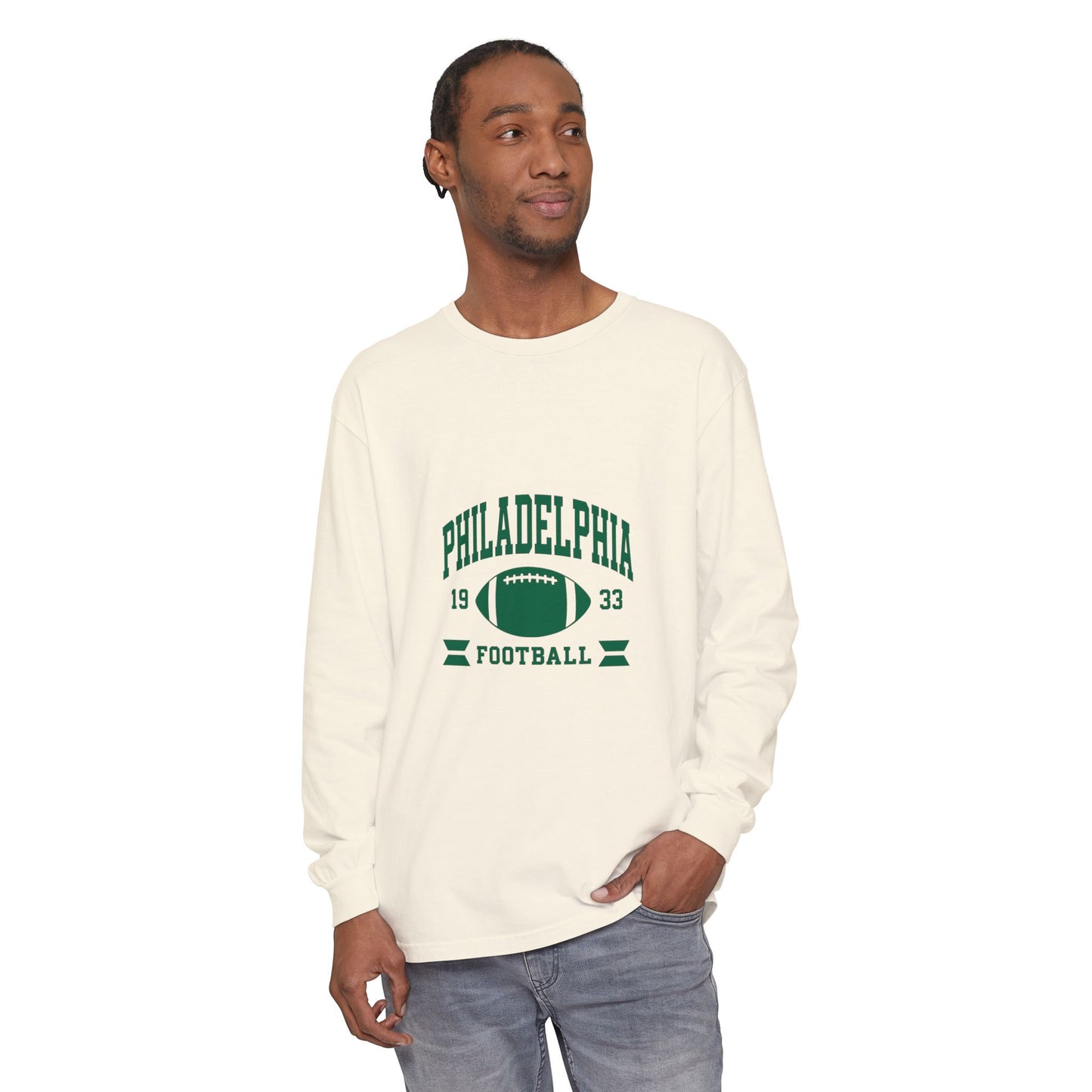 Vintage Philadelphia Football Long Sleeve T-Shirt