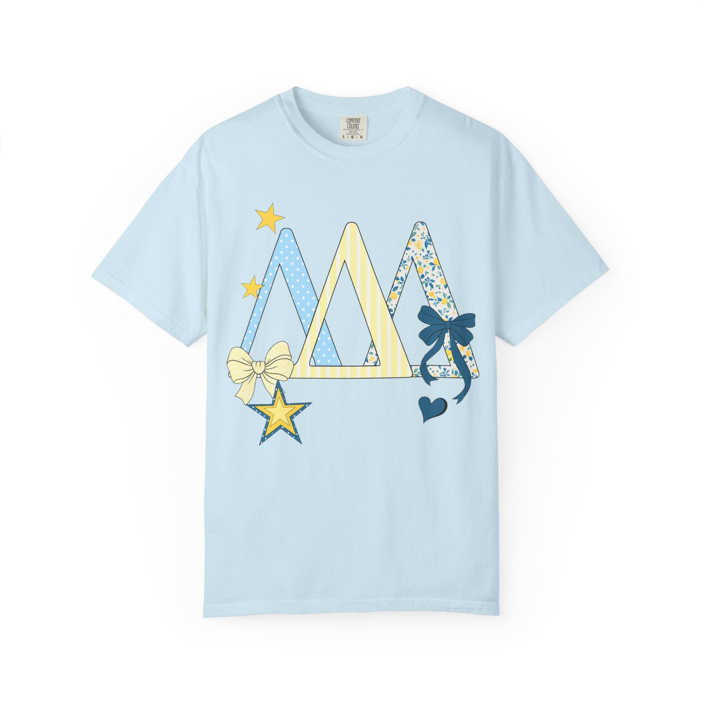 Whimsical yellow and blue Graphic T-Shirt