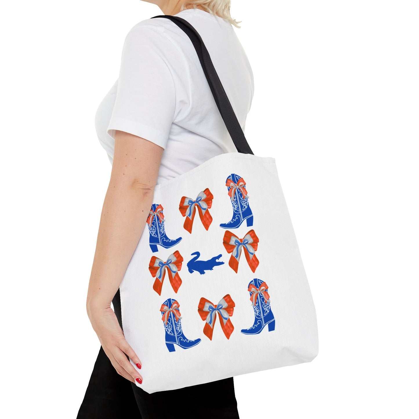 FL gators game day tote bag, UF fan gift, UF alumni, graduation gift, college student gift, chomp! chomp!, florida fan gift, florida game day, go gators