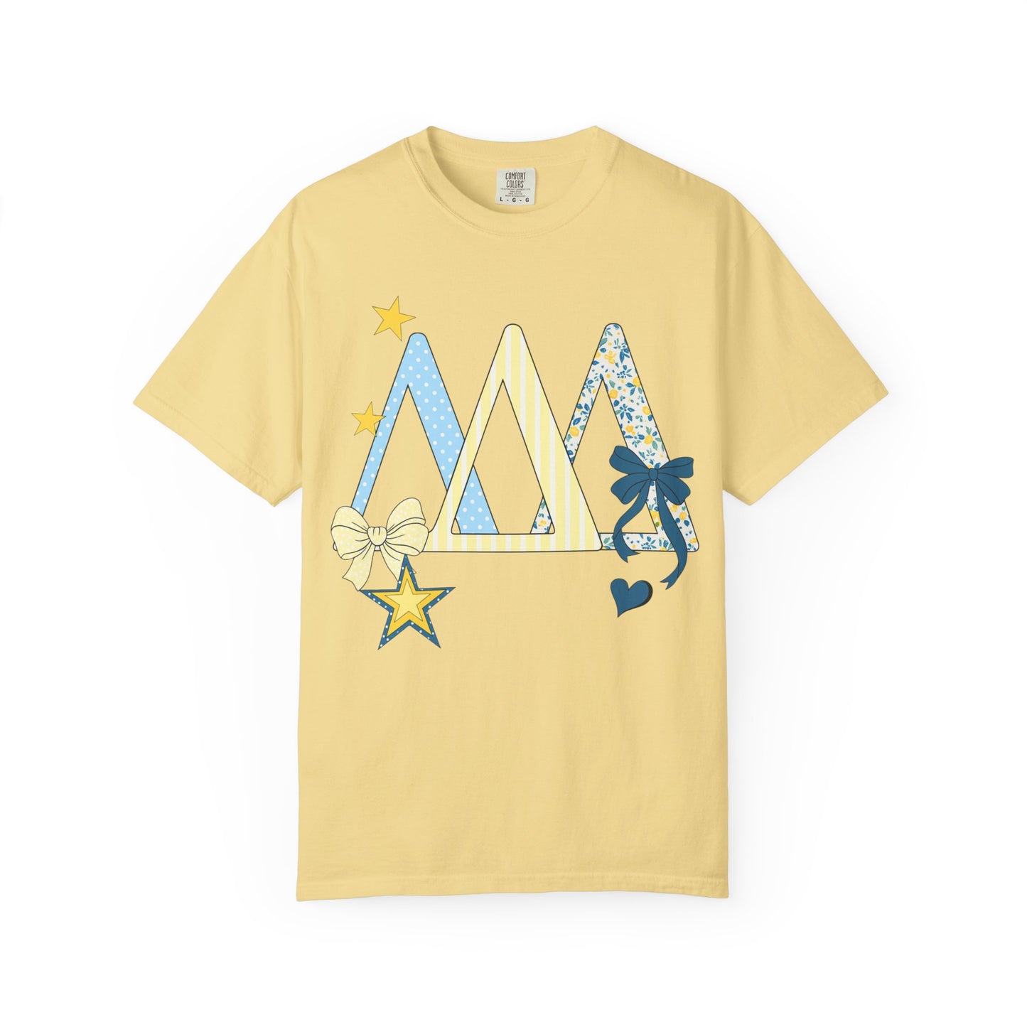 Whimsical yellow and blue Graphic T-Shirt