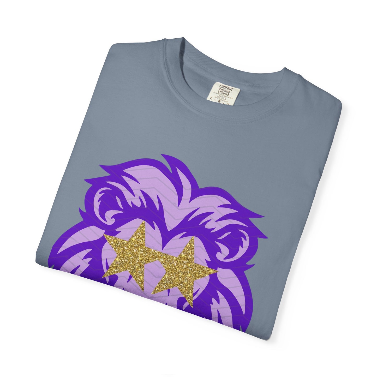 Purple Lion Graphic T-Shirt