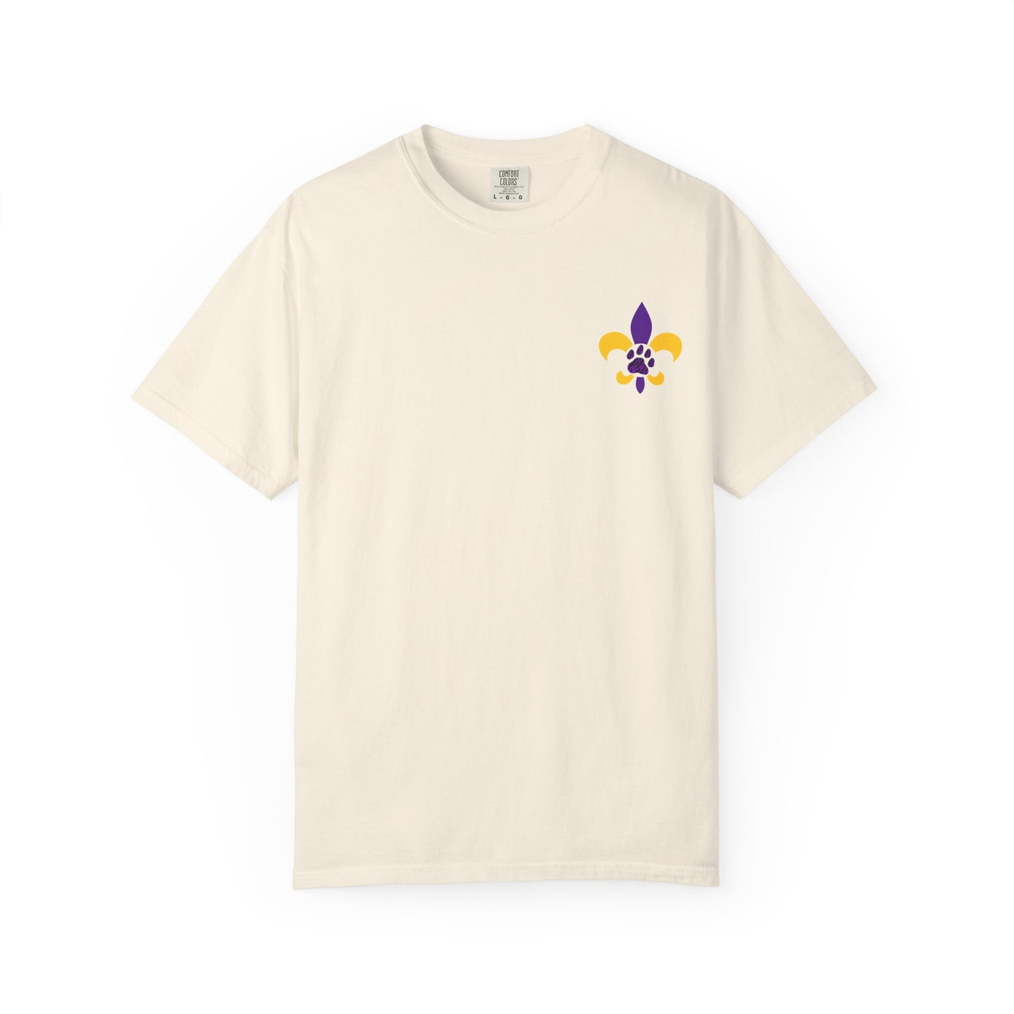 Baton Rouge Spirit T-Shirt - Unisex Garment-Dyed Tee for Game Day, College Football, Mardi Gras, Team Pride, Casual Wear