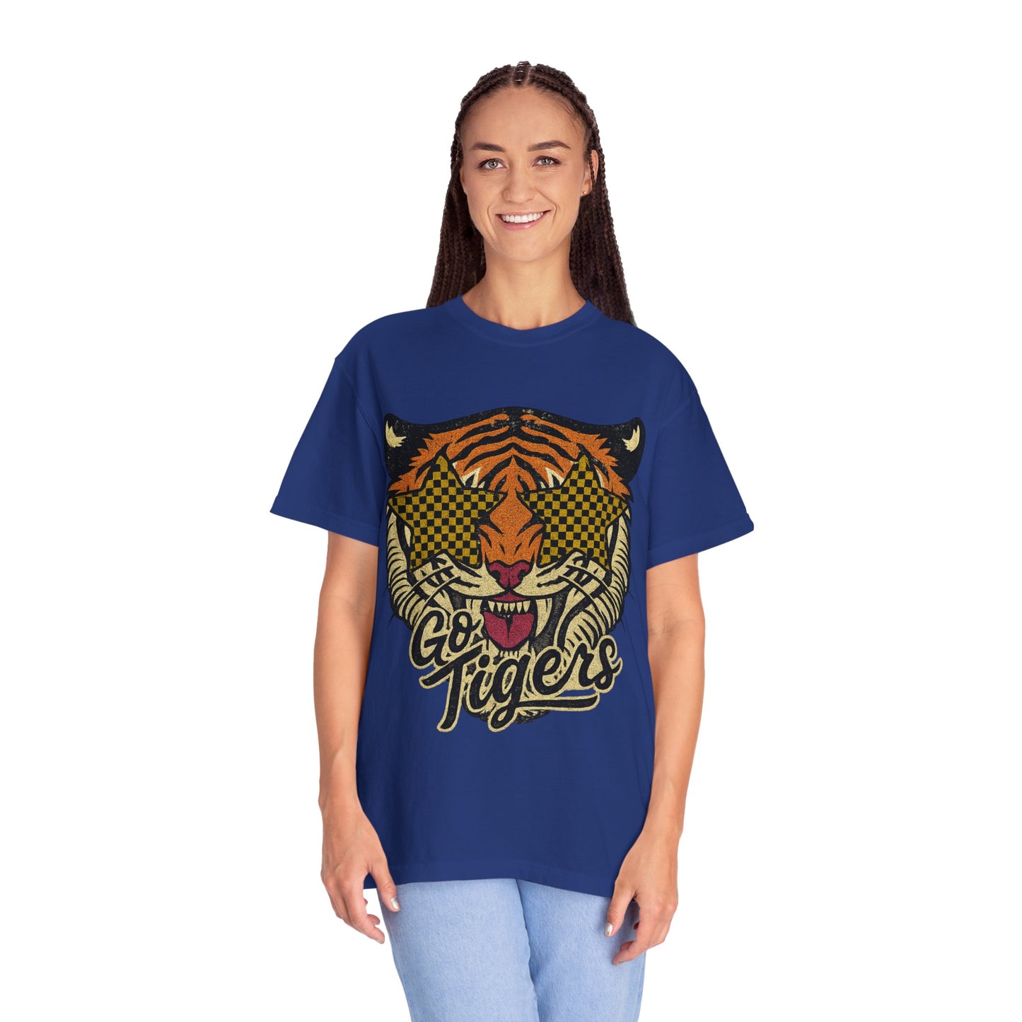 Bold Tiger Graphic Unisex T-Shirt - Go Tigers Design for Missouri Lovers