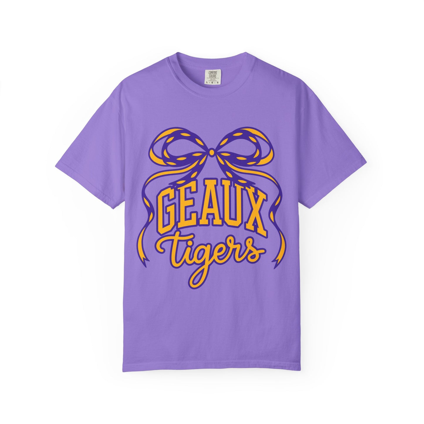 Géaux Tigers Garment-Dyed T-Shirt, Unisex Tee, LSU Spirit Wear, College Apparel, Game Day Outfit, Casual Style
