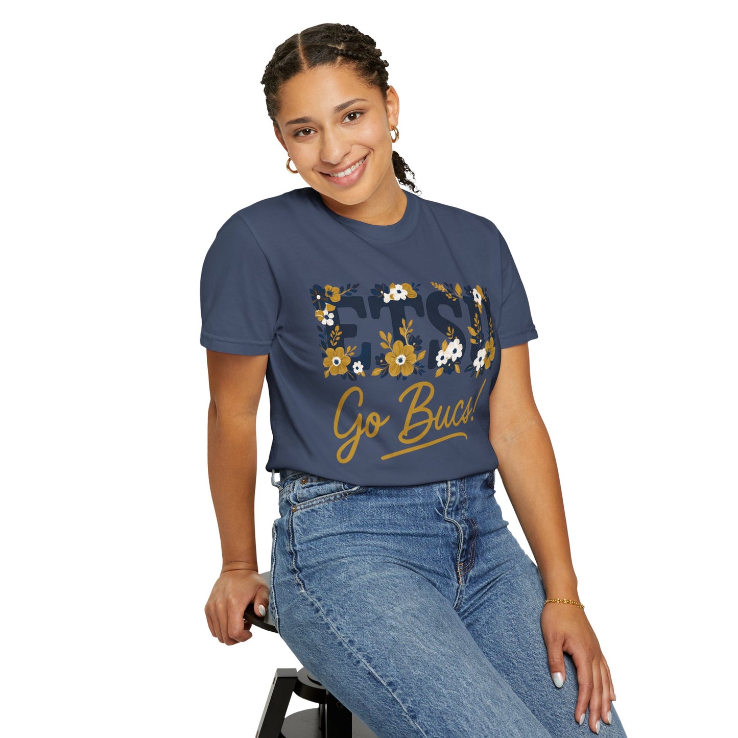 Floral Go Bucs Unisex T-shirt - College Apparel